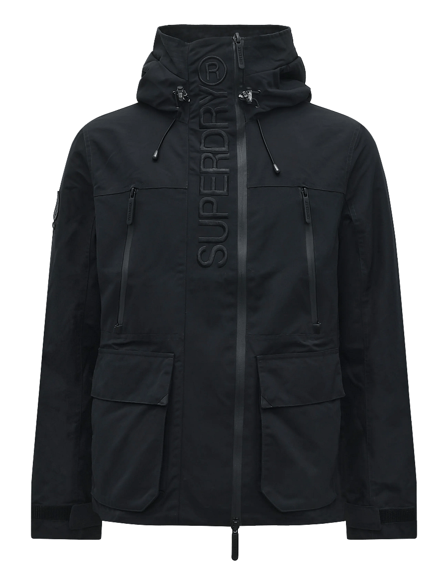 Superdry Sport - HOOD ULTIMATE EMB WINBREAKER - outdoor jacken - black - 1