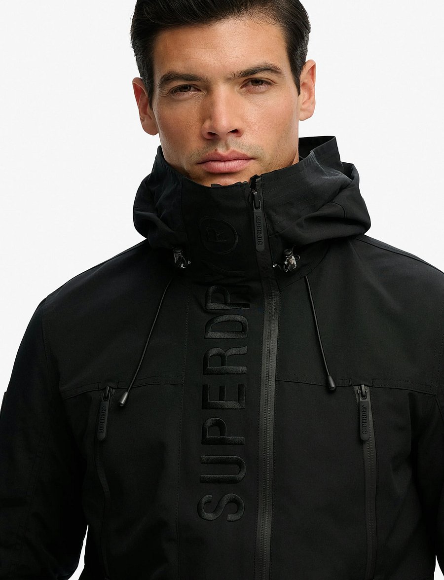 Superdry Sport - HOOD ULTIMATE EMB WINBREAKER - black - 3
