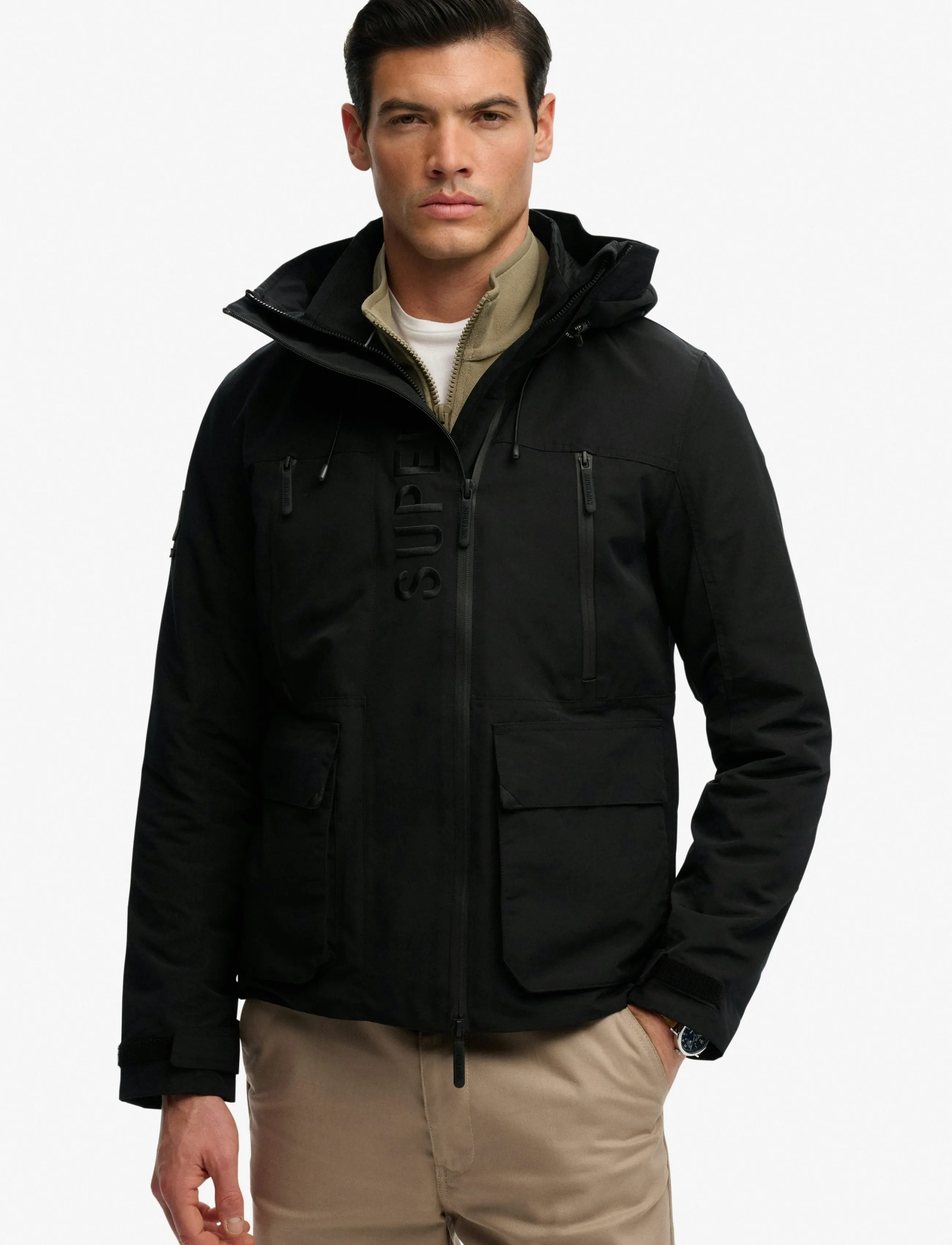 Superdry Sport - HOOD ULTIMATE EMB WINBREAKER - black - 4