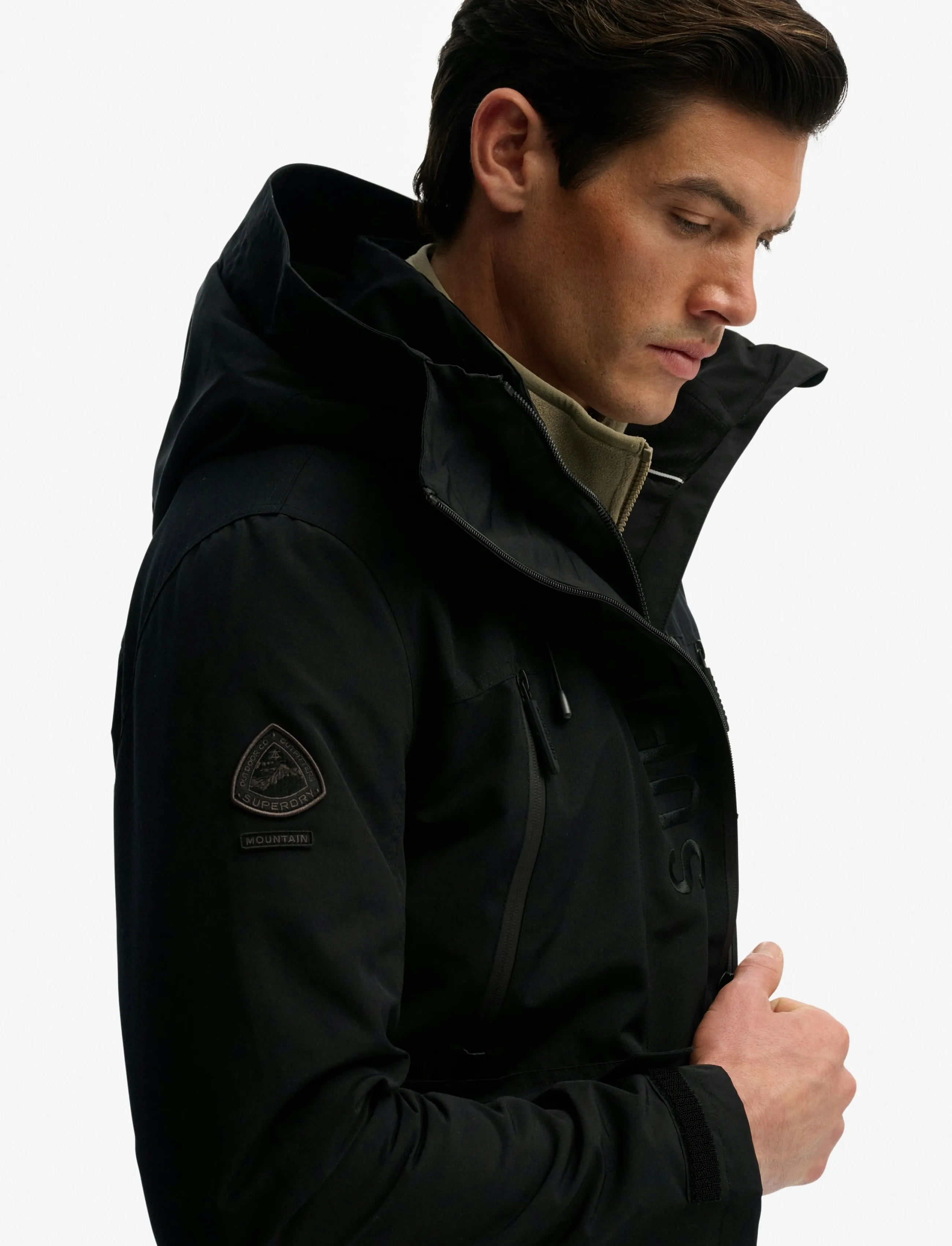 Superdry Sport - HOOD ULTIMATE EMB WINBREAKER - black - 5