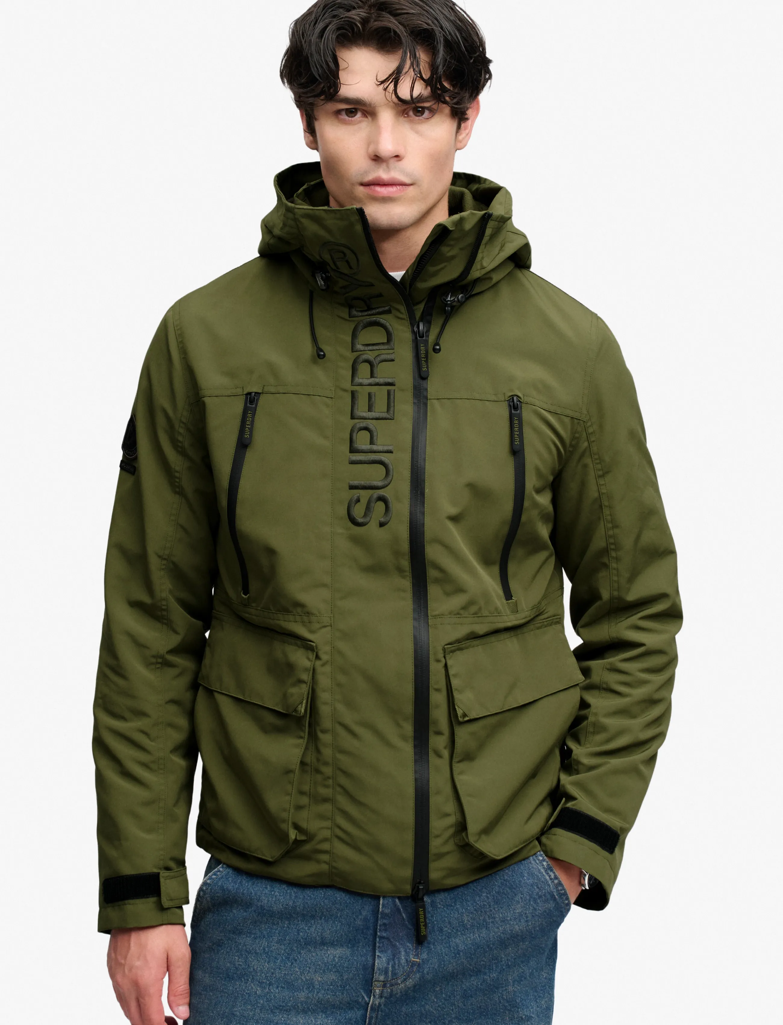 Superdry Sport - HOOD ULTIMATE EMB WINBREAKER - outdoor jacken - trek khaki - 5