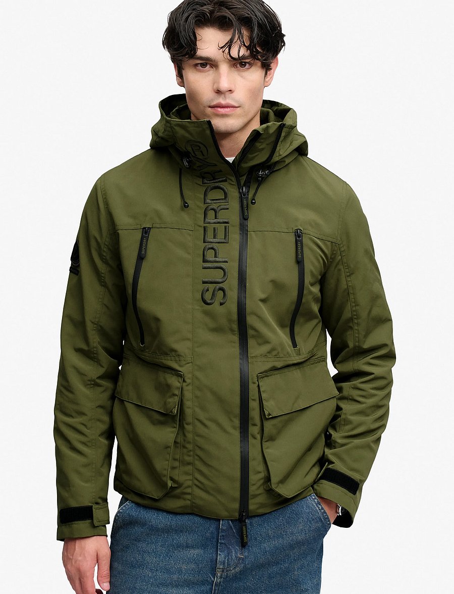 Superdry Sport - HOOD ULTIMATE EMB WINBREAKER - outdoor jacken - trek khaki - 5