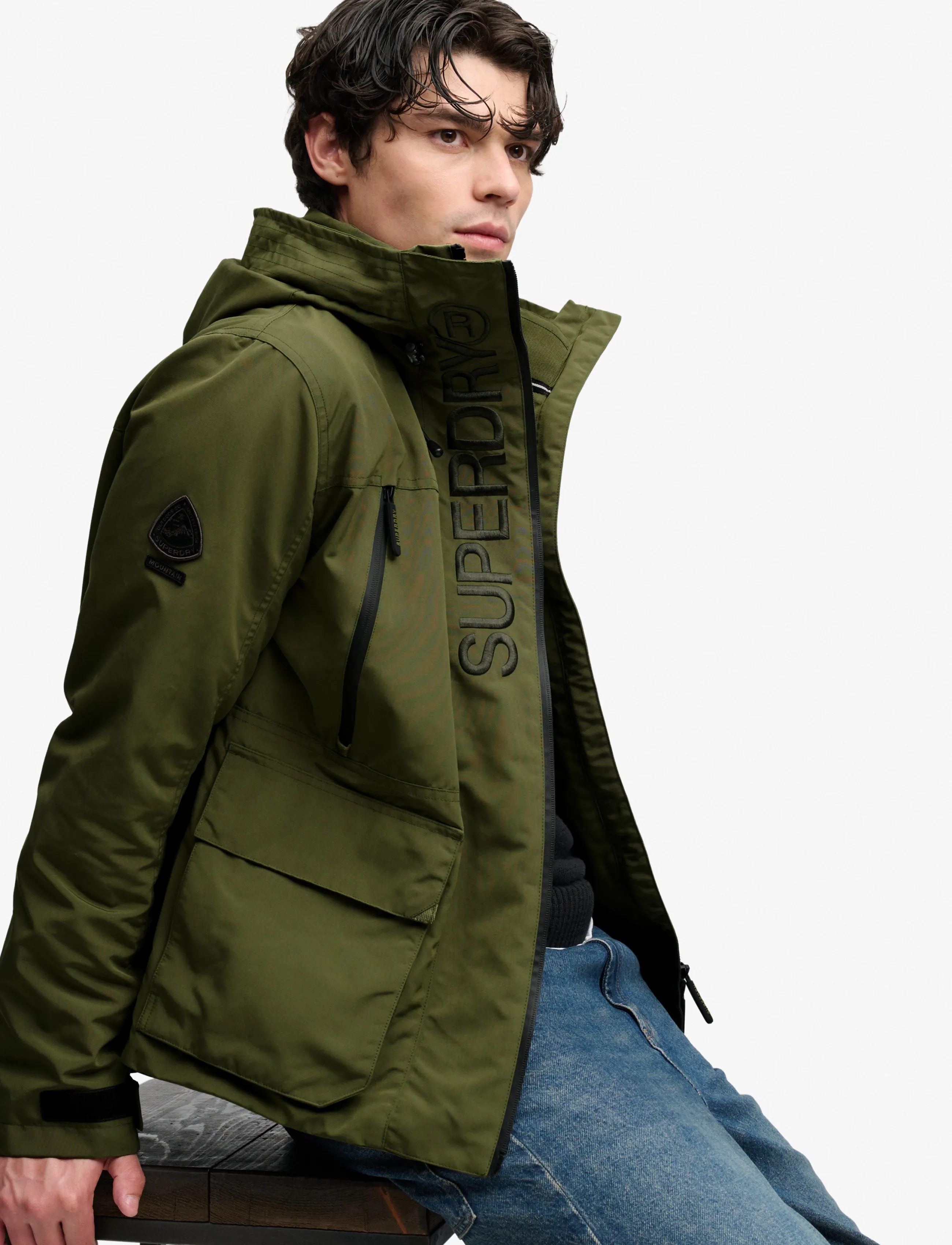 Superdry Sport Hood Ultimate Emb Winbreaker jackor herr – bild 5