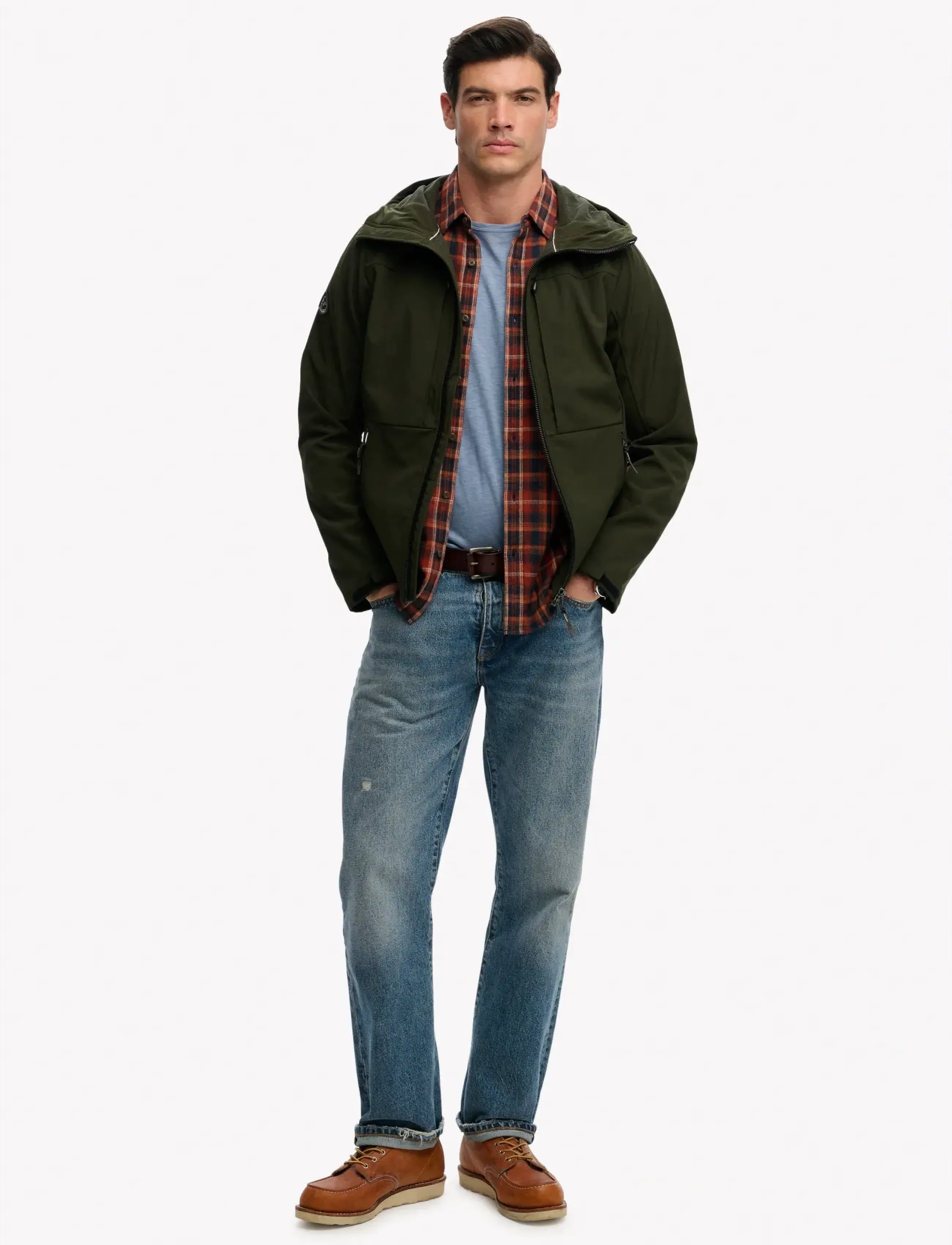 Hooded Softshell Trekker-jacka 7