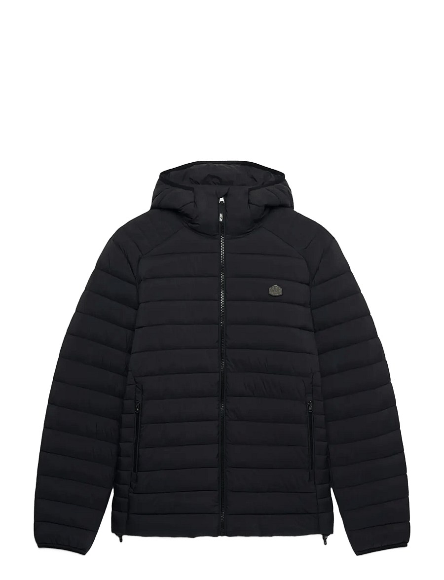 Superdry Sport - HOODED FUJI LITE JACKET - down jackets - black - 1