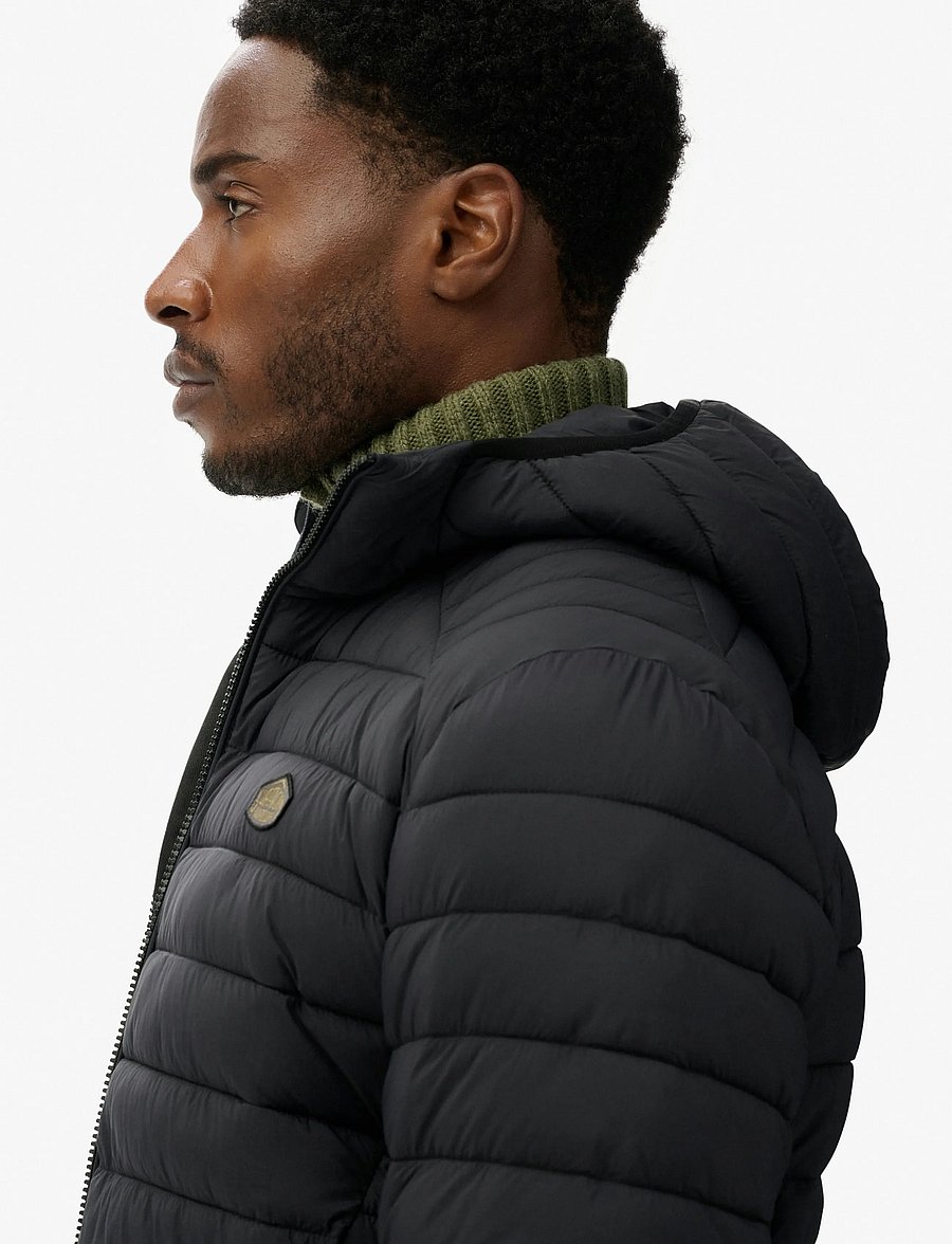 Superdry Sport - HOODED FUJI LITE JACKET - down jackets - black - 5