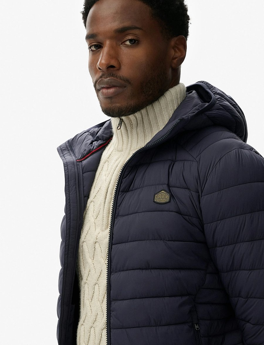 Superdry Sport - HOODED FUJI LITE JACKET - dunjackor - eclipse navy - 5