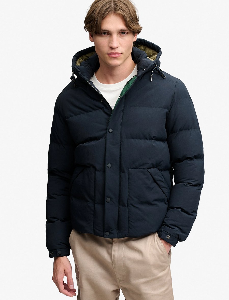 Superdry Sport - OUTDOOR EVEREST PUFFER JKT - daunenjacken - eclipse navy - 4