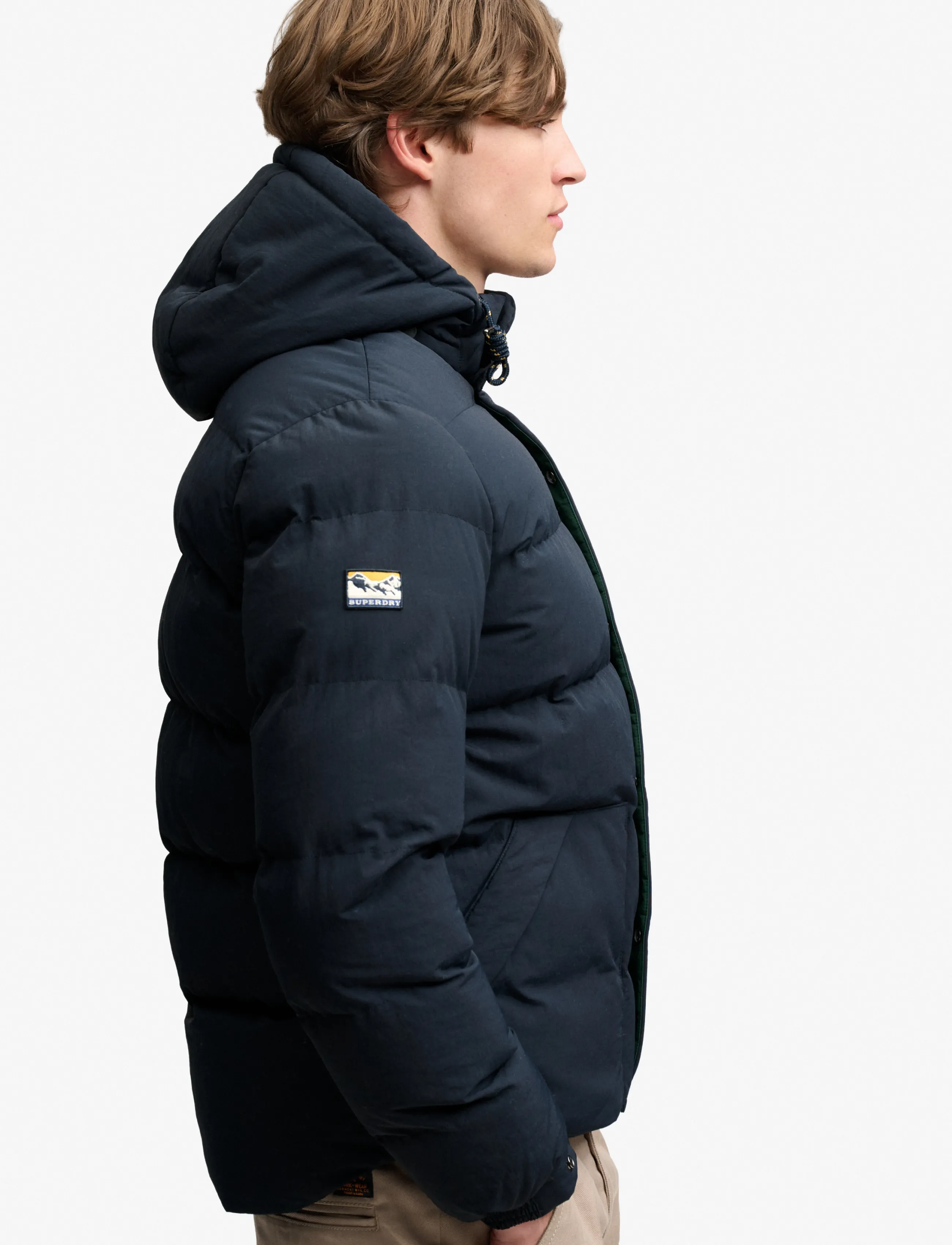 Superdry Sport - OUTDOOR EVEREST PUFFER JKT - daunenjacken - eclipse navy - 5