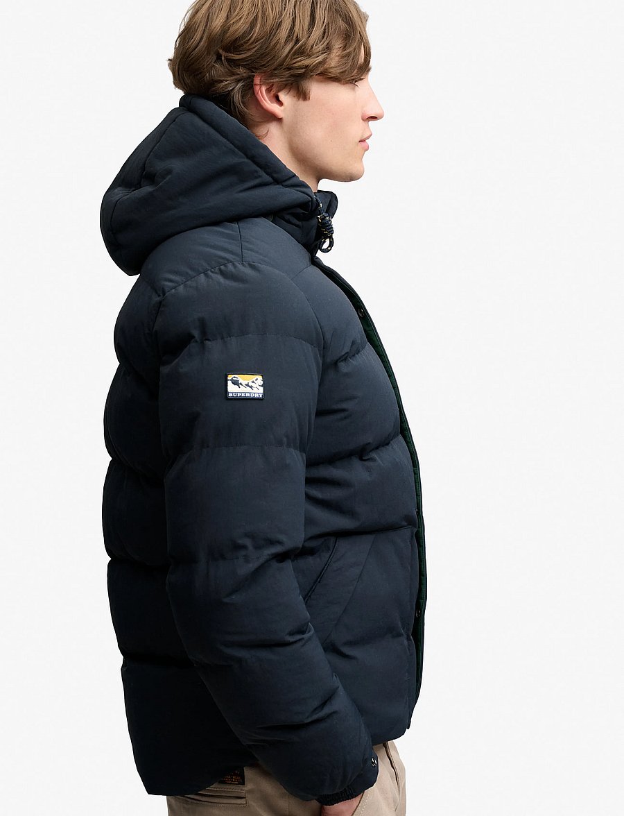 Superdry Sport - OUTDOOR EVEREST PUFFER JKT - daunenjacken - eclipse navy - 5