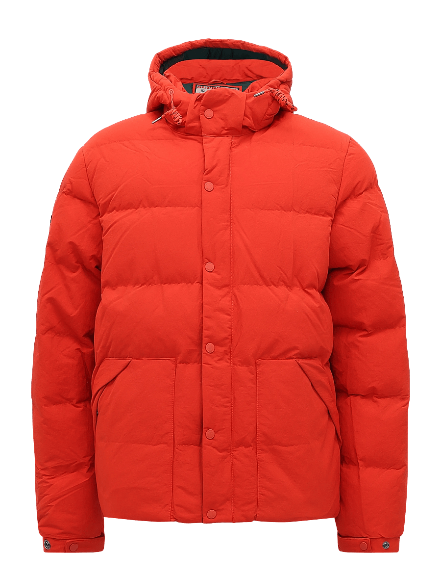 Superdry Sport - OUTDOOR EVEREST PUFFER JKT - daunenjacken - lead red - 1