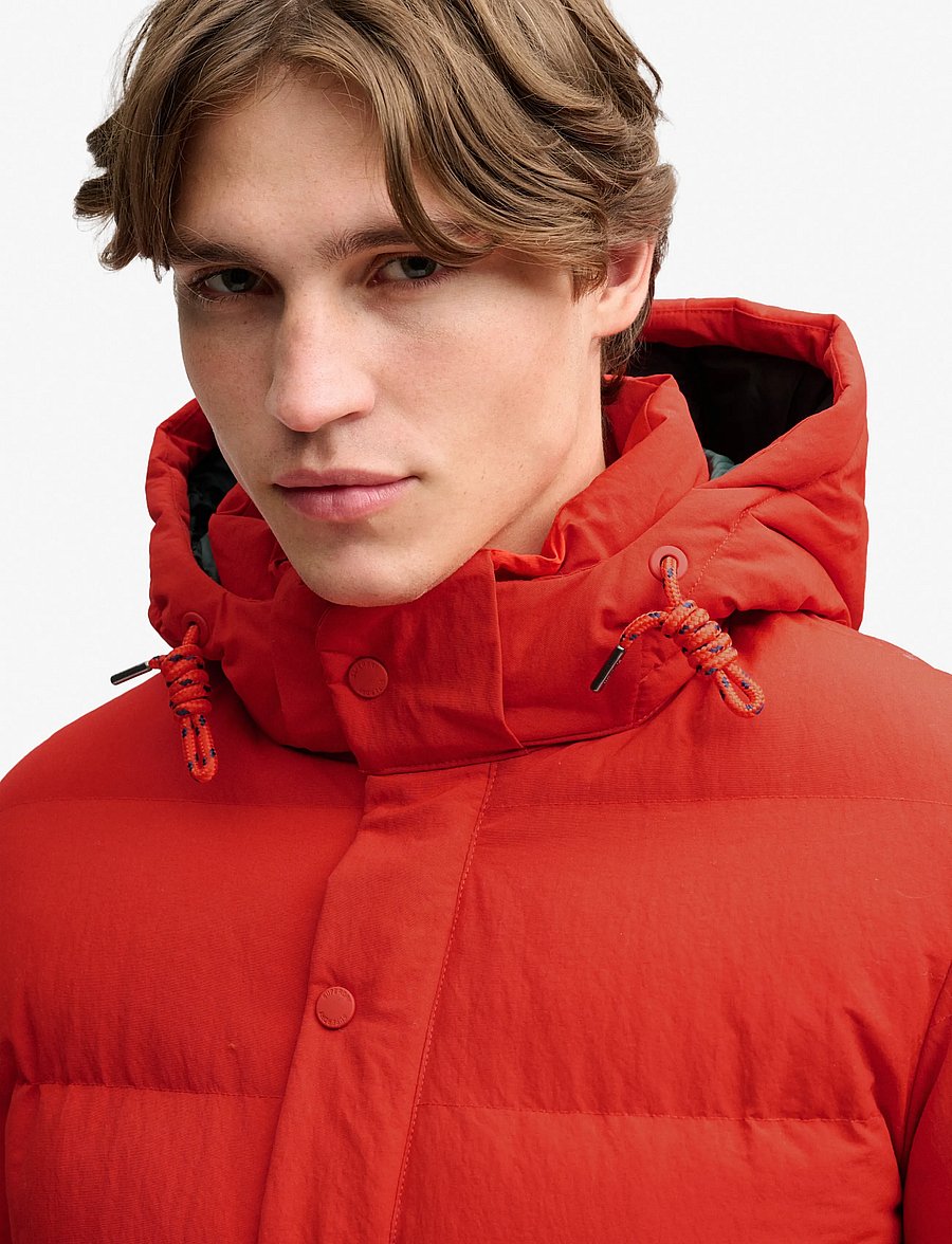 Superdry Sport - OUTDOOR EVEREST PUFFER JKT - daunenjacken - lead red - 3