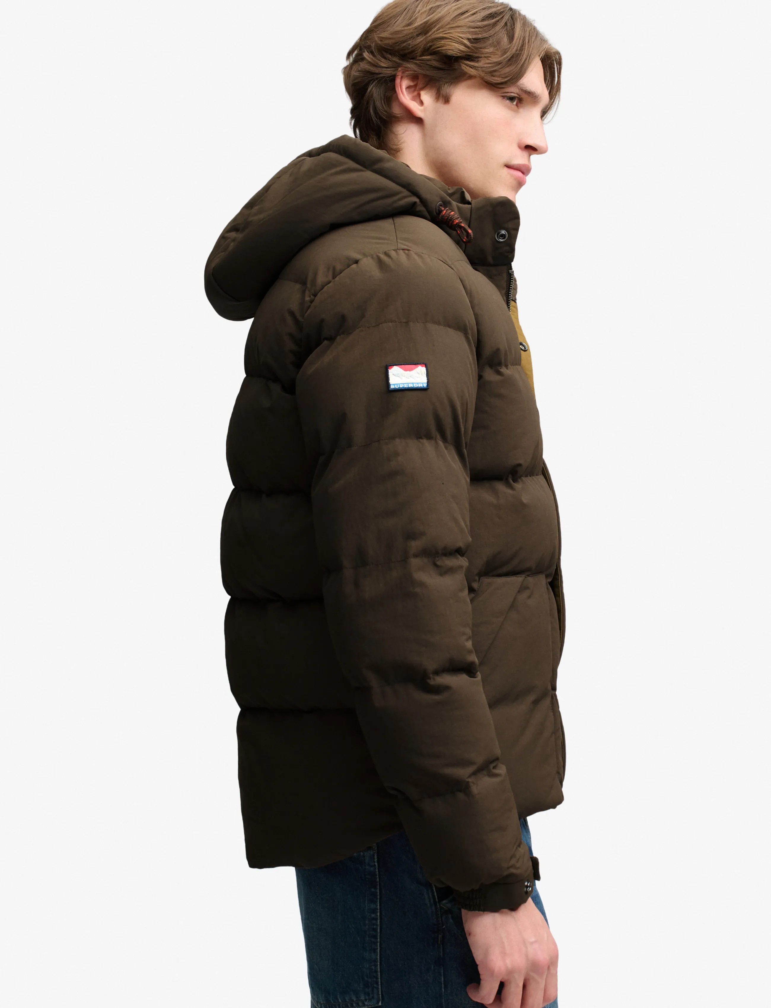 Superdry Sport - OUTDOOR EVEREST PUFFER JKT - daunenjacken - slate black - 4