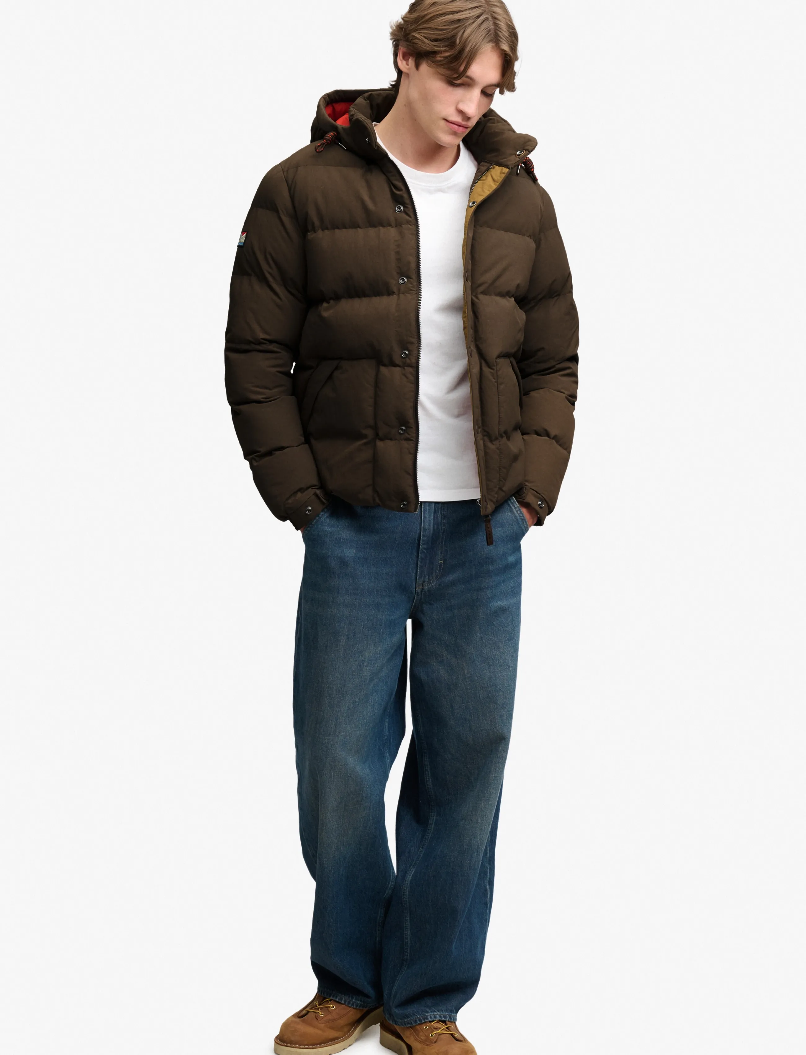 Superdry Sport - OUTDOOR EVEREST PUFFER JKT - daunenjacken - slate black - 5