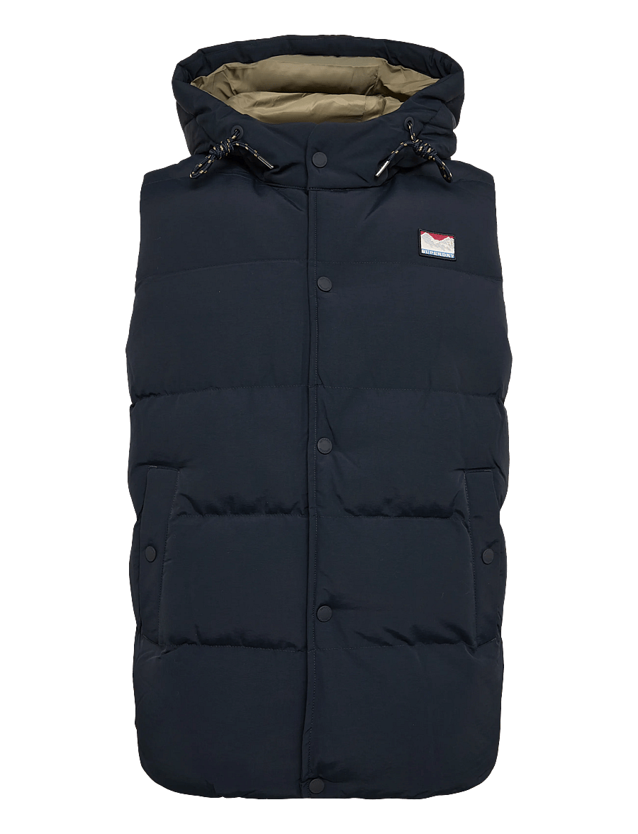 Superdry Sport - HOOD SHORT EVEREST GILET - Õueriided - eclipse navy - 1