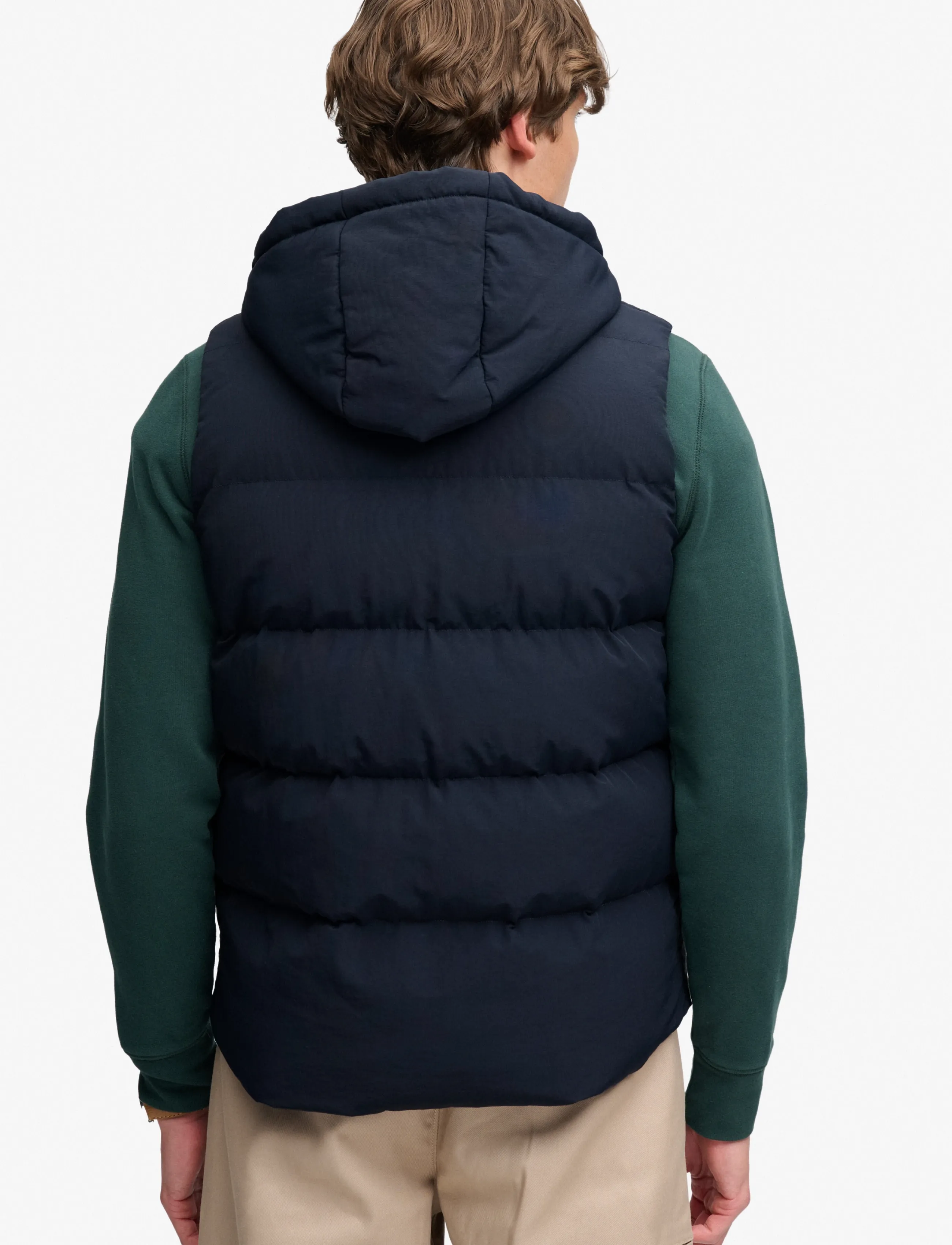 Superdry Sport - HOOD SHORT EVEREST GILET - Õueriided - eclipse navy - 3