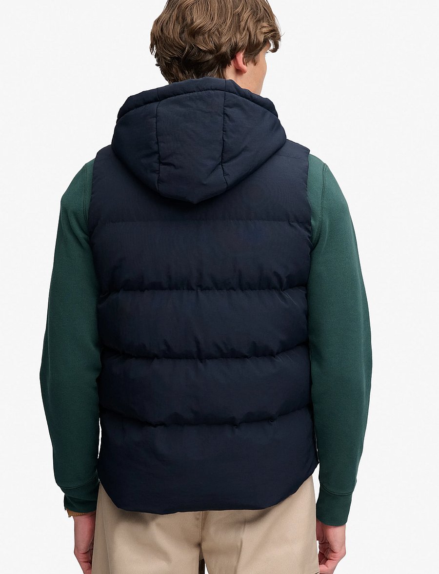 Superdry Sport - HOOD SHORT EVEREST GILET - Õueriided - eclipse navy - 3