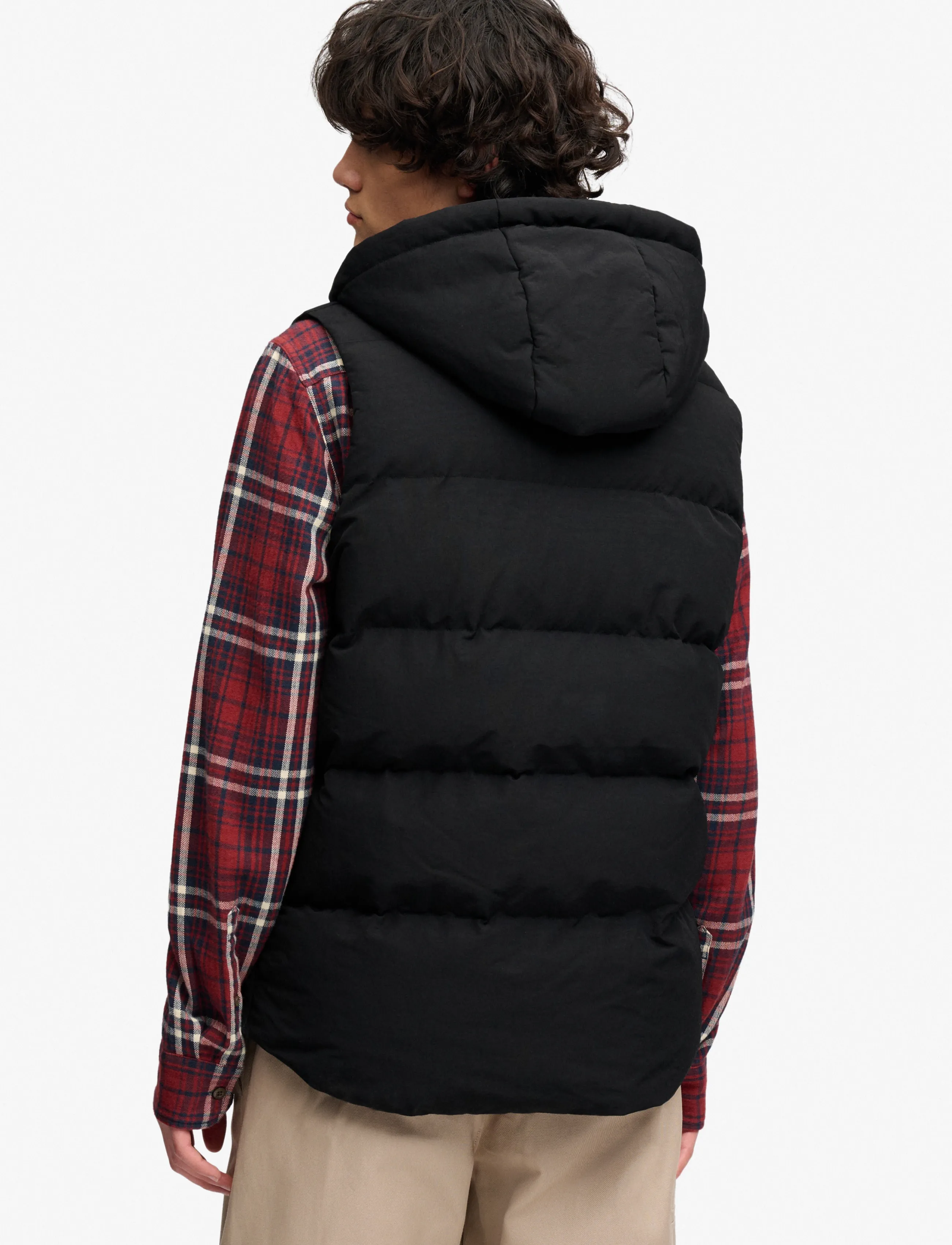 Superdry Sport - HOOD SHORT EVEREST GILET - vests - jet black - 3