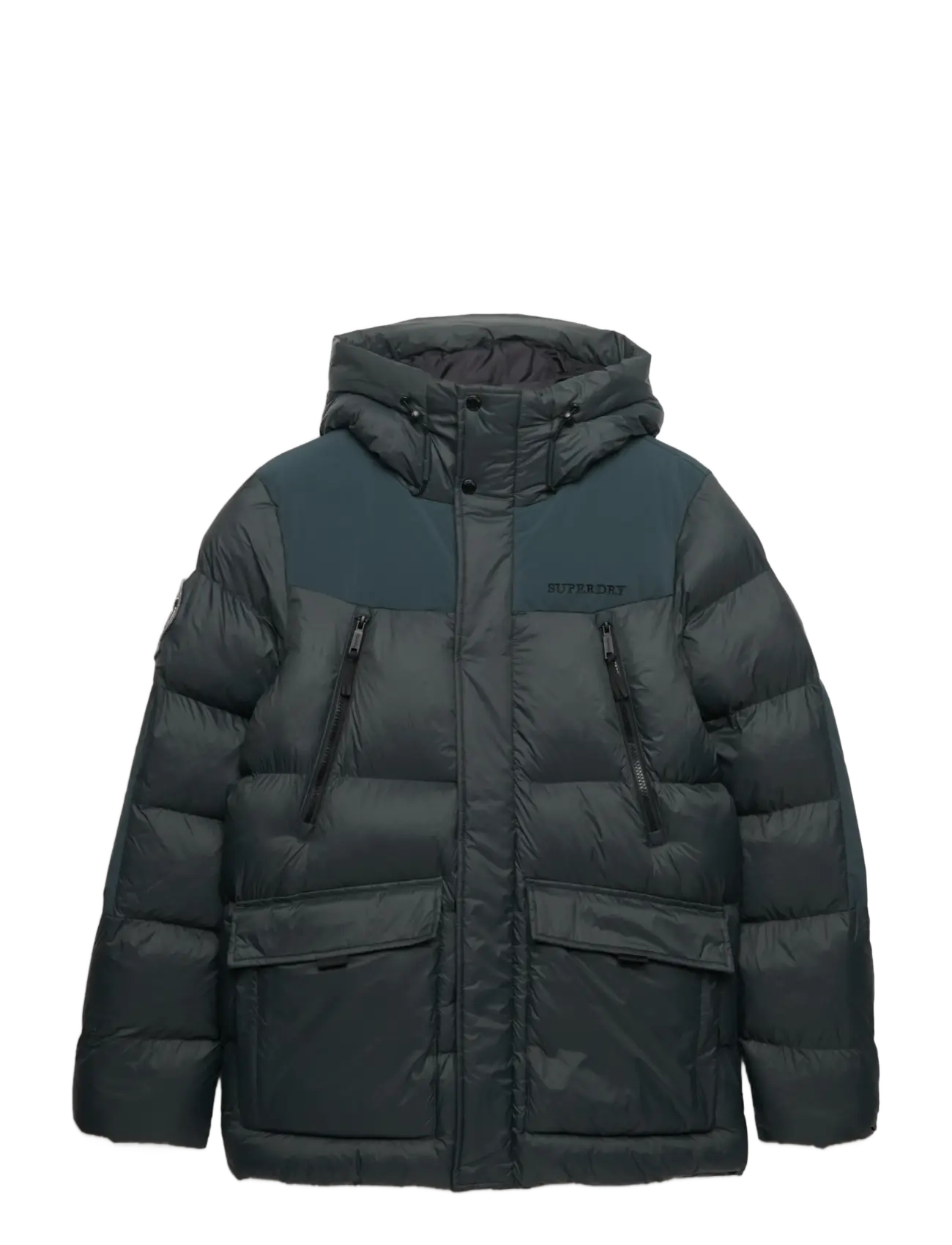 Superdry Sport - CITY BAFFLE PARKA - shadow pine green - 1