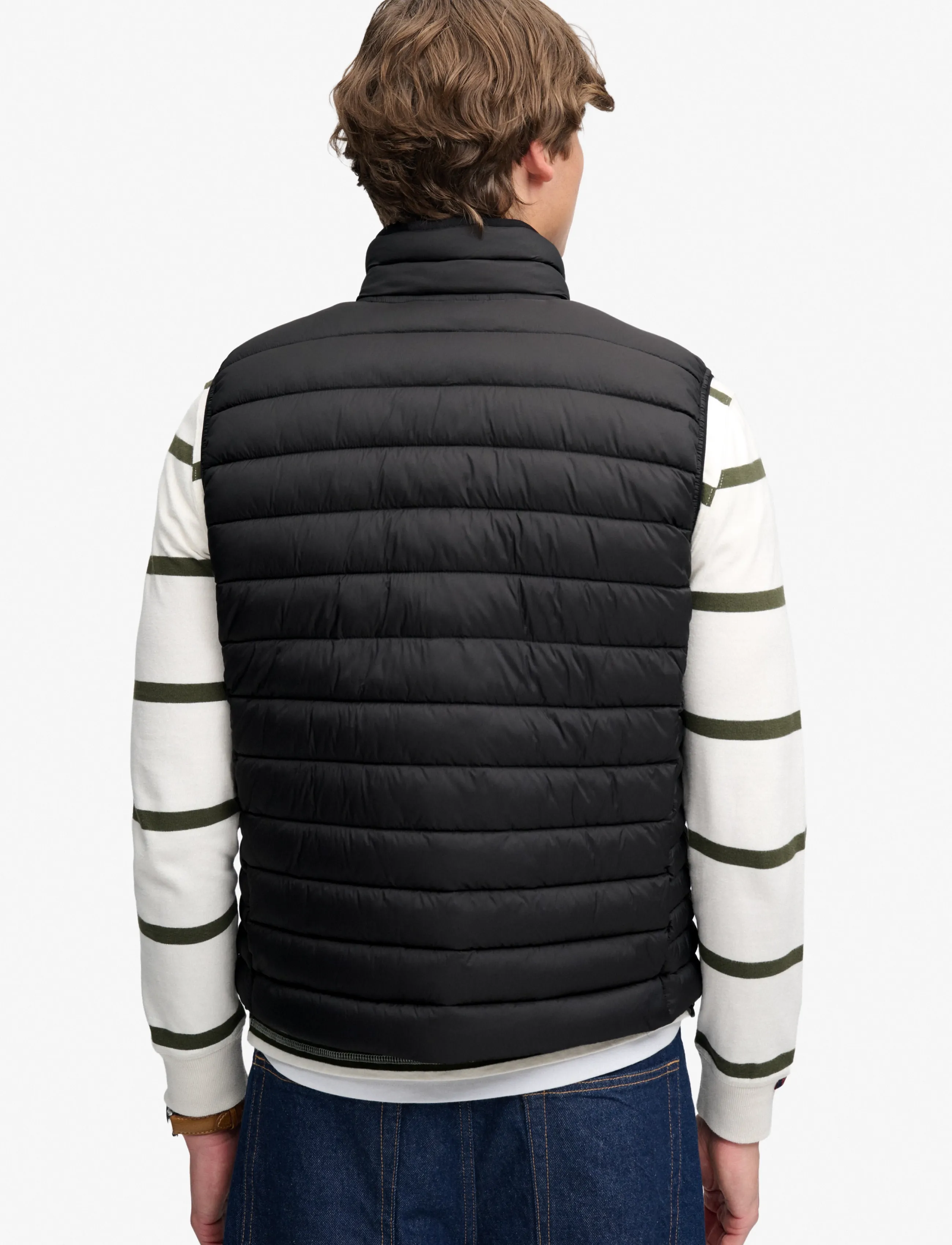 Superdry Sport - FUJI LITE PADDED GILET - outdoor - black - 3