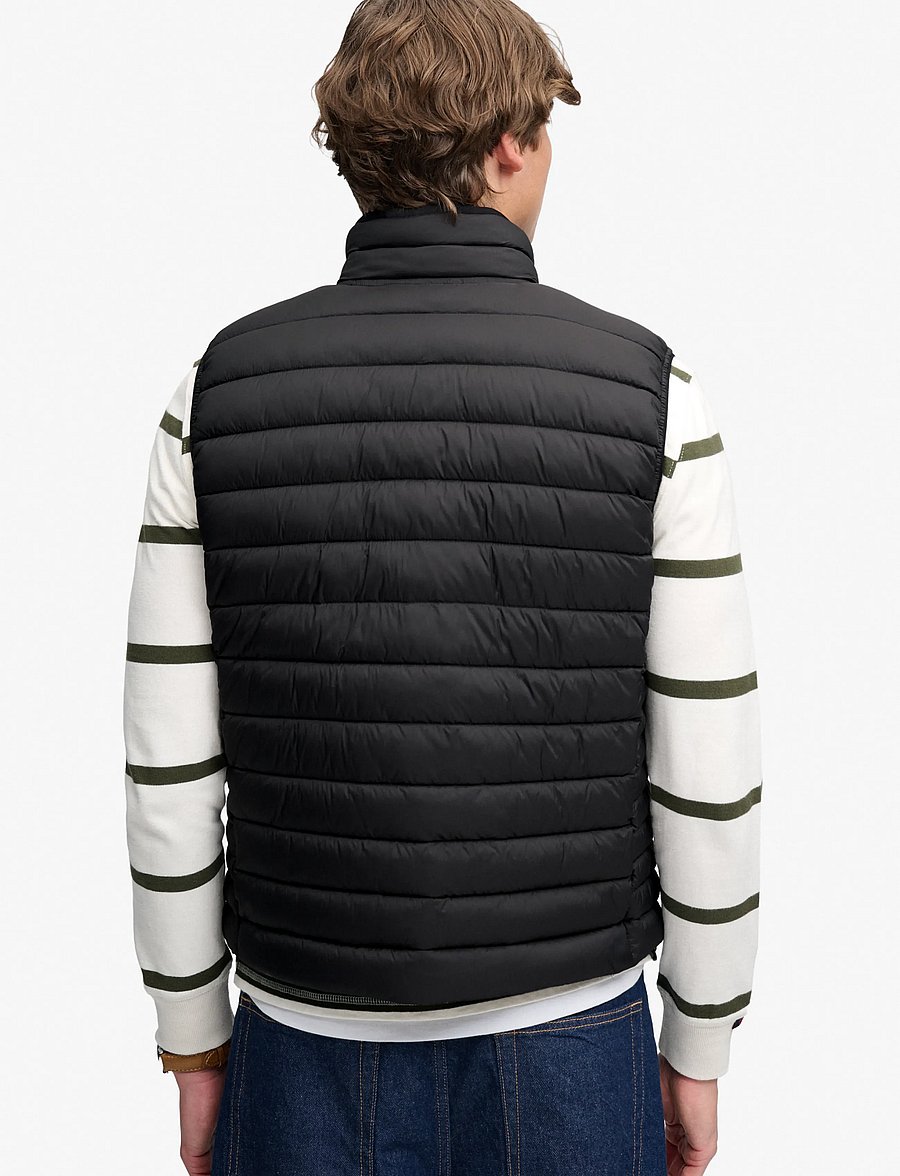 Superdry Sport - FUJI LITE PADDED GILET - outdoor - black - 3
