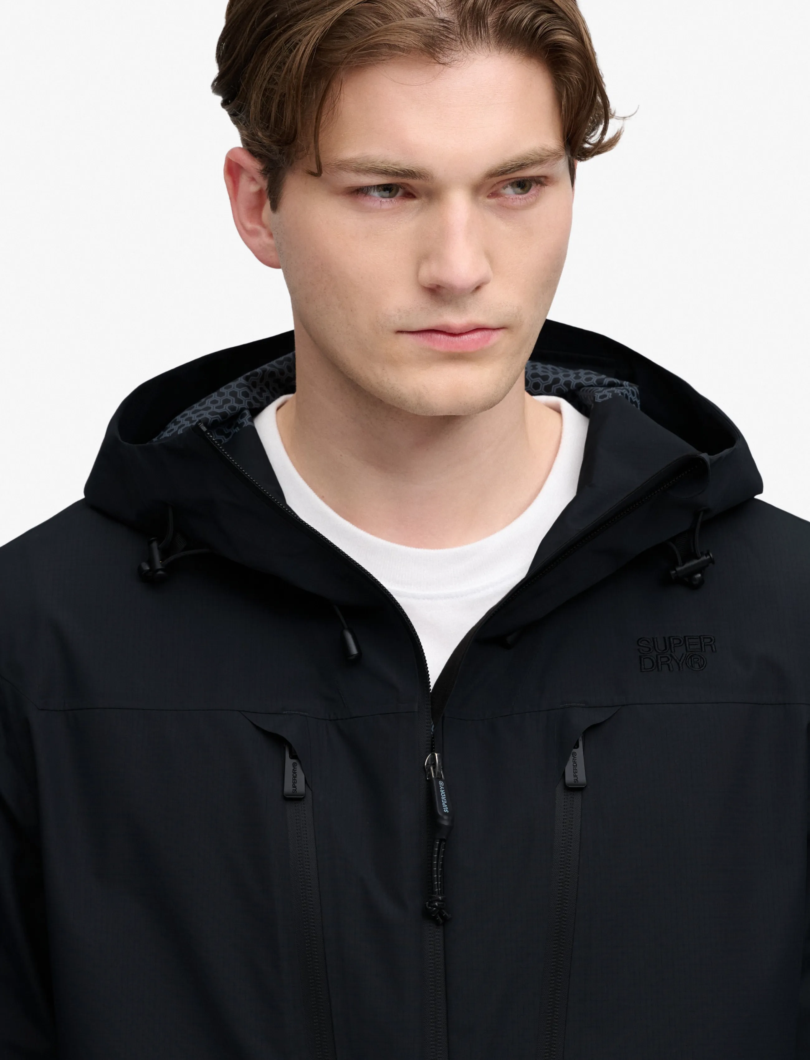 Superdry Sport - WATERPROOF TECH JACKET - rain coats - blue graphite - 3