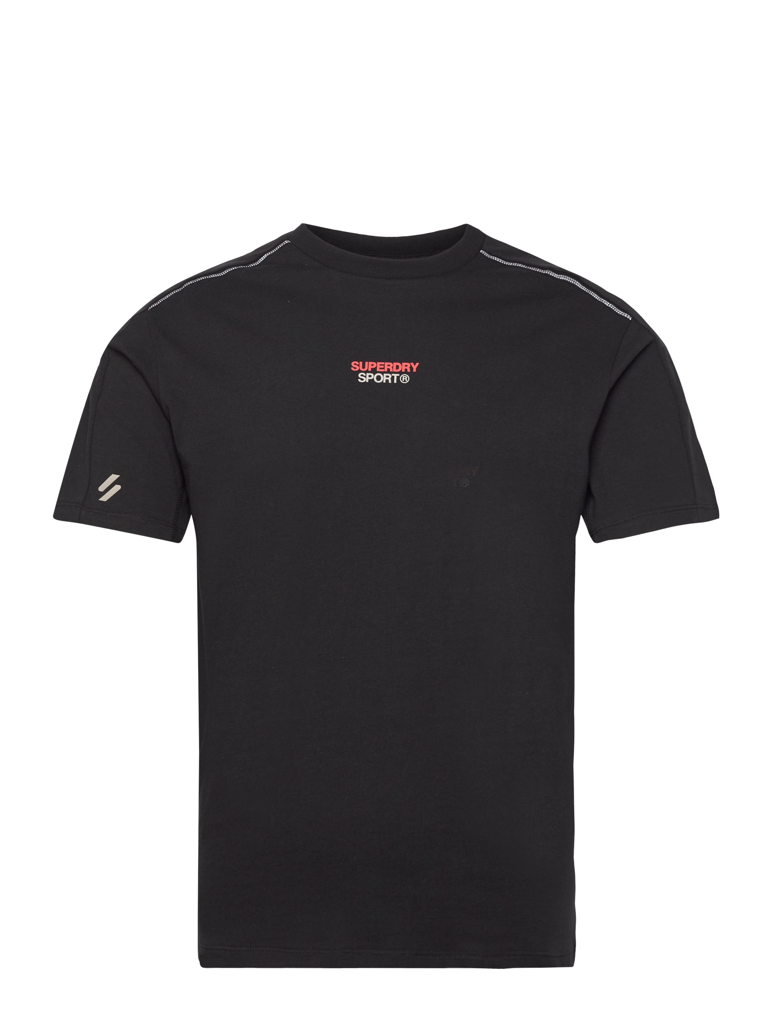 Superdry Sport - SPORT TECH LOGO RELAXED TEE - black - 1
