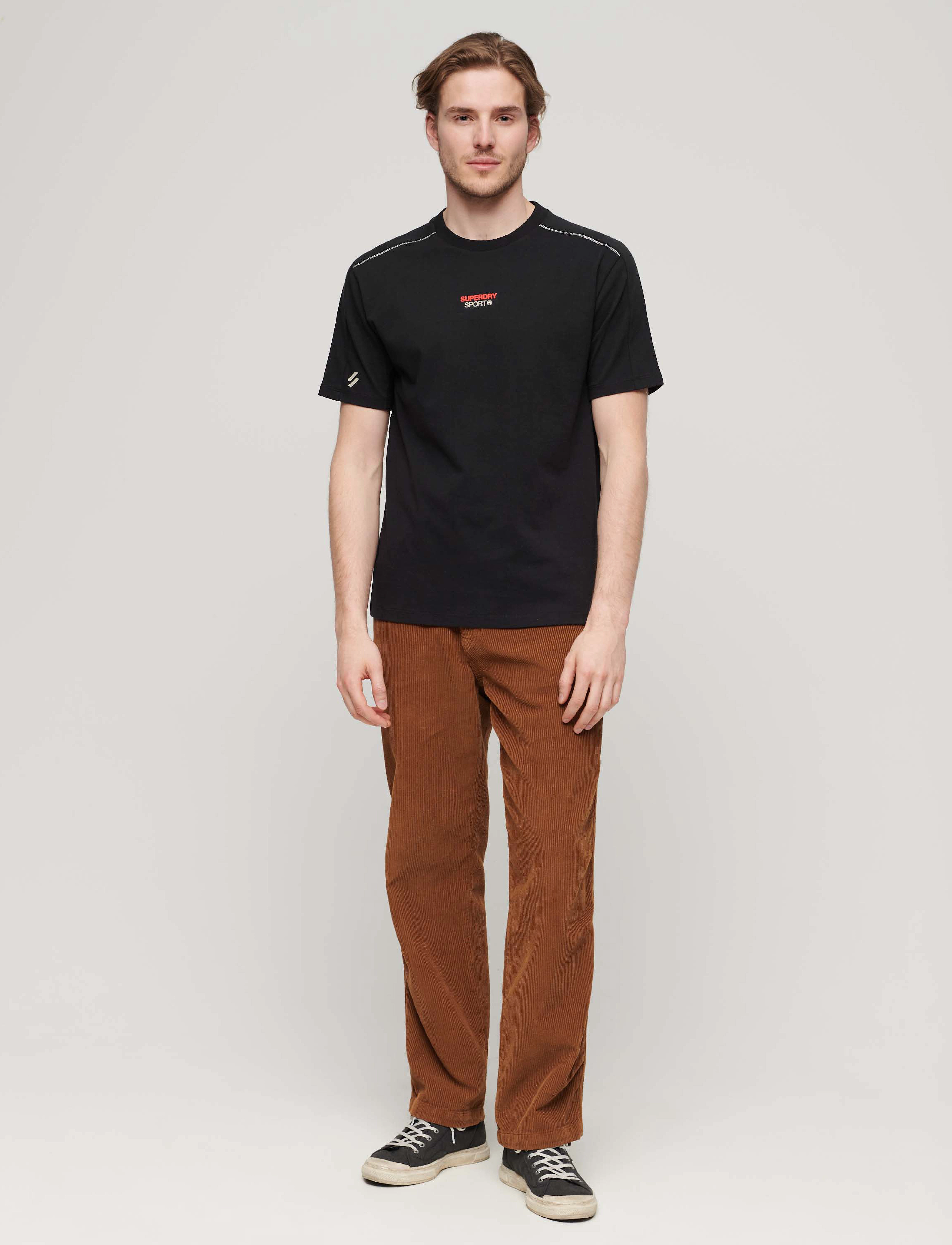 Superdry Sport - SPORT TECH LOGO RELAXED TEE - black - 5