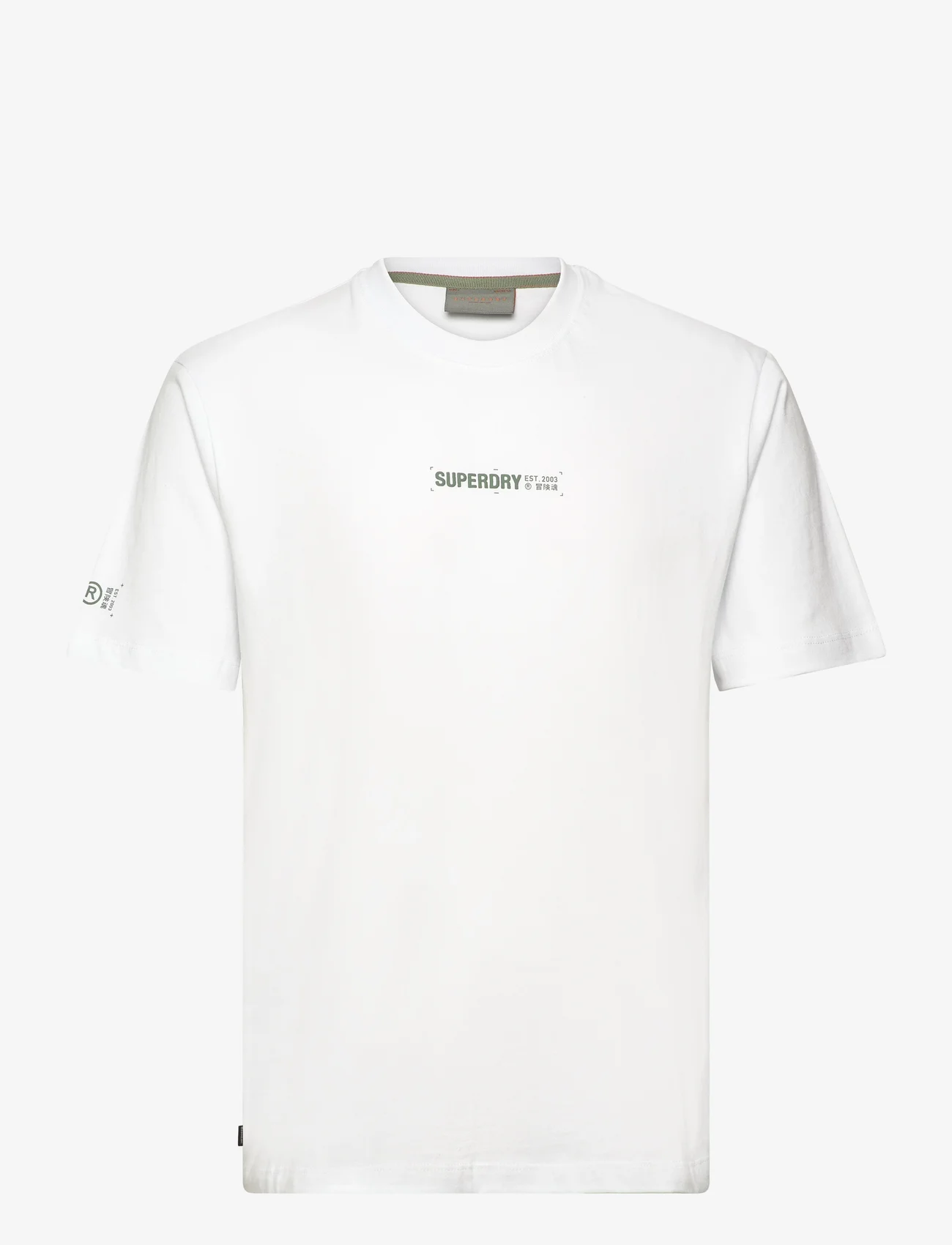 Superdry Sport - UTILITY SPORT LOGO LOOSE TEE - topper & t-skjorter - brilliant white - 1