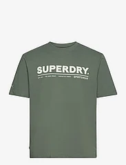 Superdry Sport - UTILITY SPORT LOGO LOOSE TEE - mažiausios kainos - laurel khaki - 0