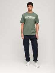 Superdry Sport - UTILITY SPORT LOGO LOOSE TEE - t-shirts - laurel khaki - 4