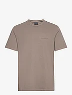 OVERDYED LOGO LOOSE TEE - DEEP BEIGE