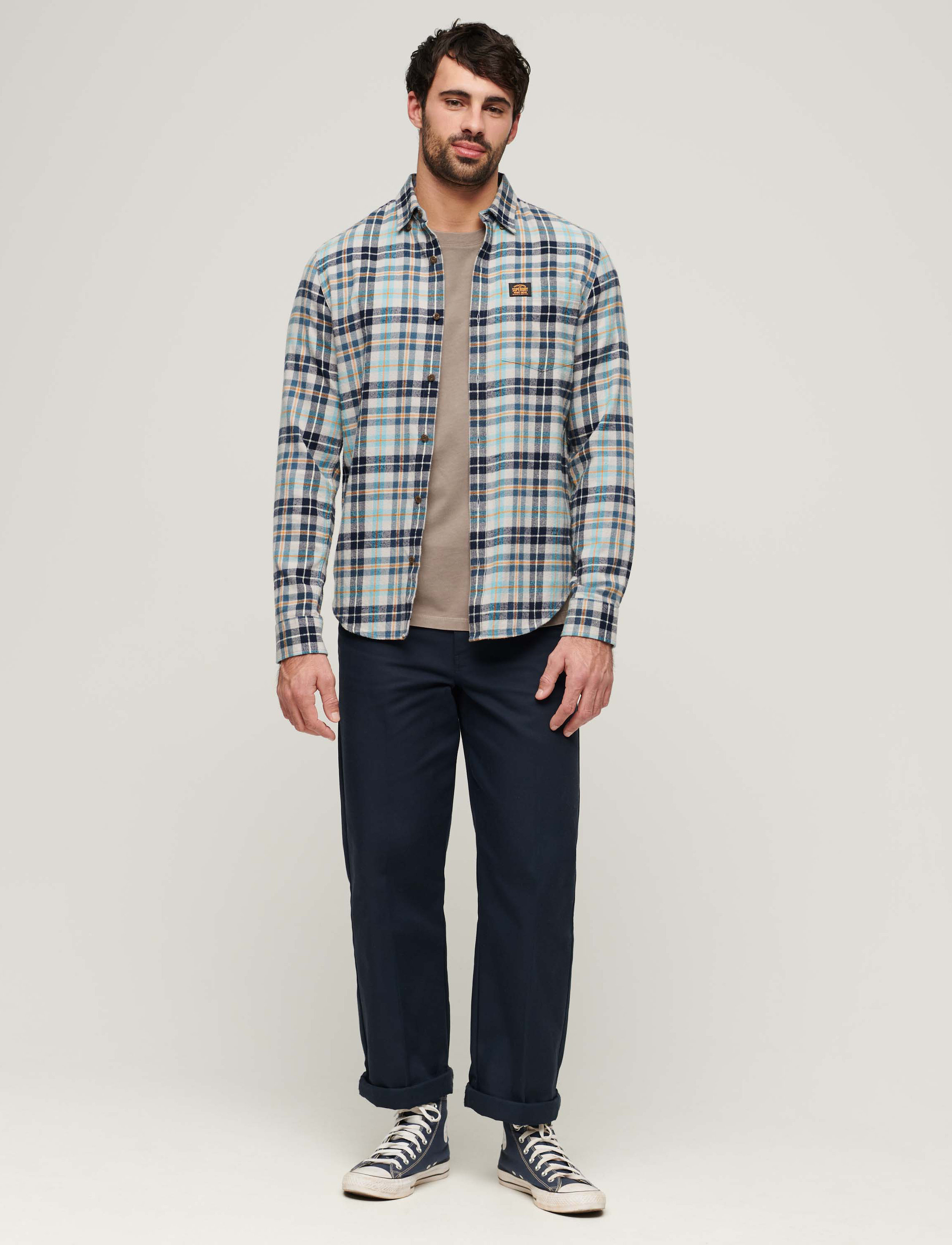 Superdry Sport - OVERDYED LOGO LOOSE TEE - deep beige - 3