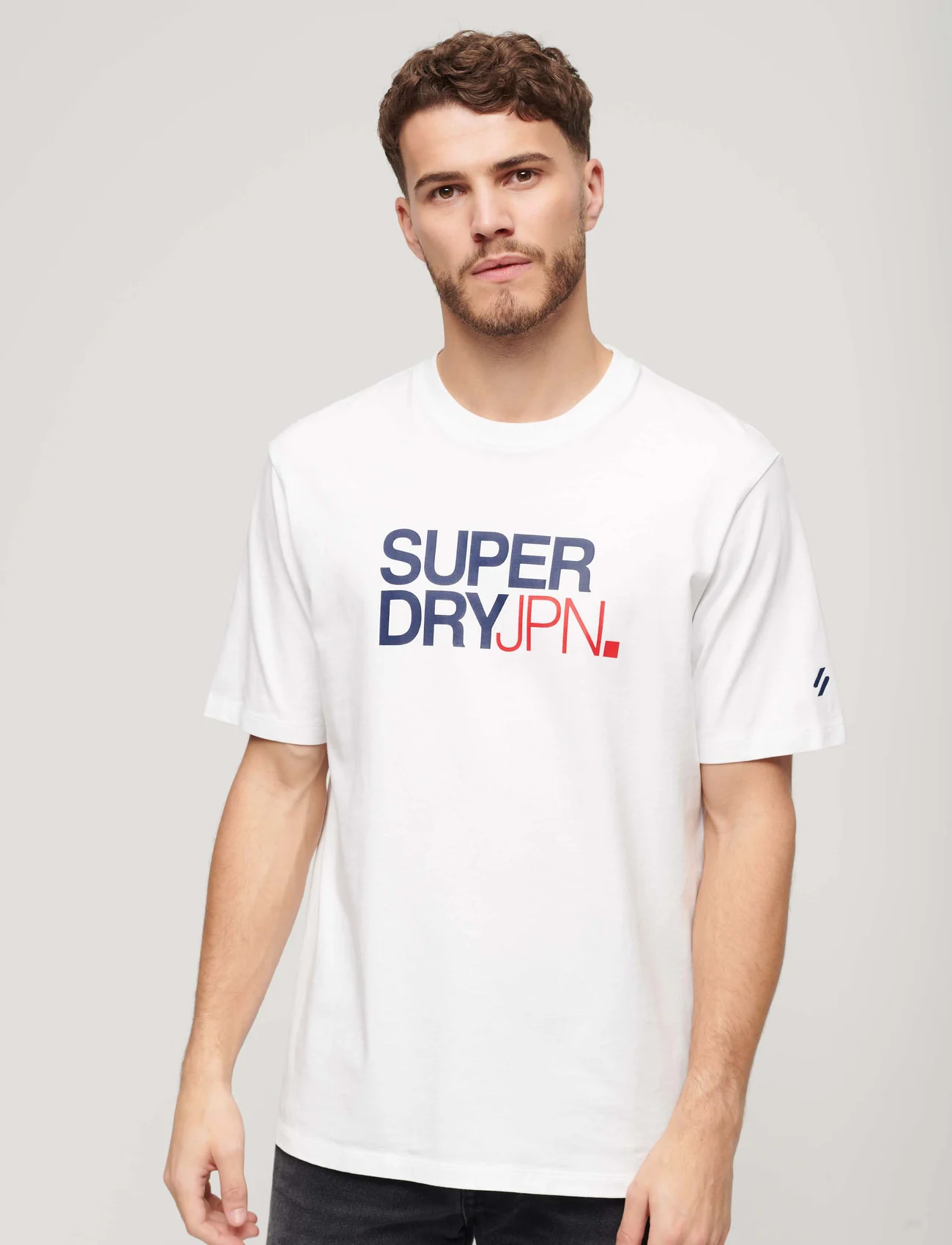 Superdry Sport - SPORTSWEAR LOGO LOOSE TEE - tops & t-shirts - brilliant white - 0