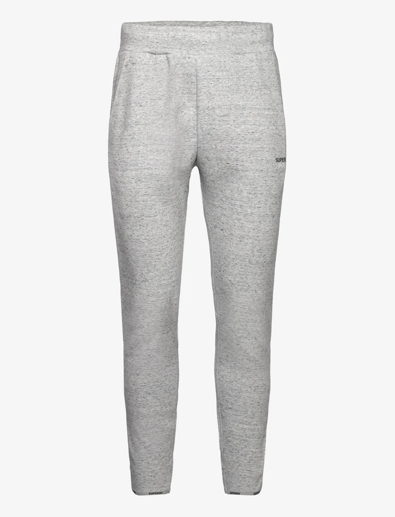 Superdry Sport - SPORT TECH LOGO TAPERED JOGGER - pants - athletic grey marl - 0