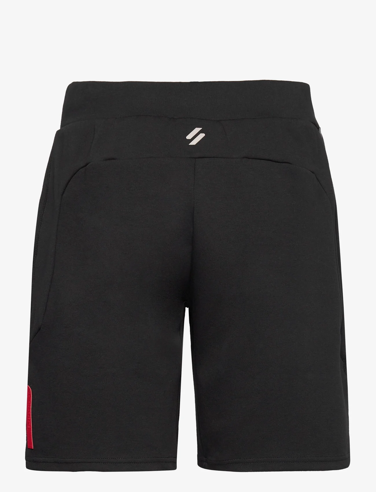 Superdry Sport - SPORT TECH LOGO TAPERED SHORT - sports shorts - black - 1