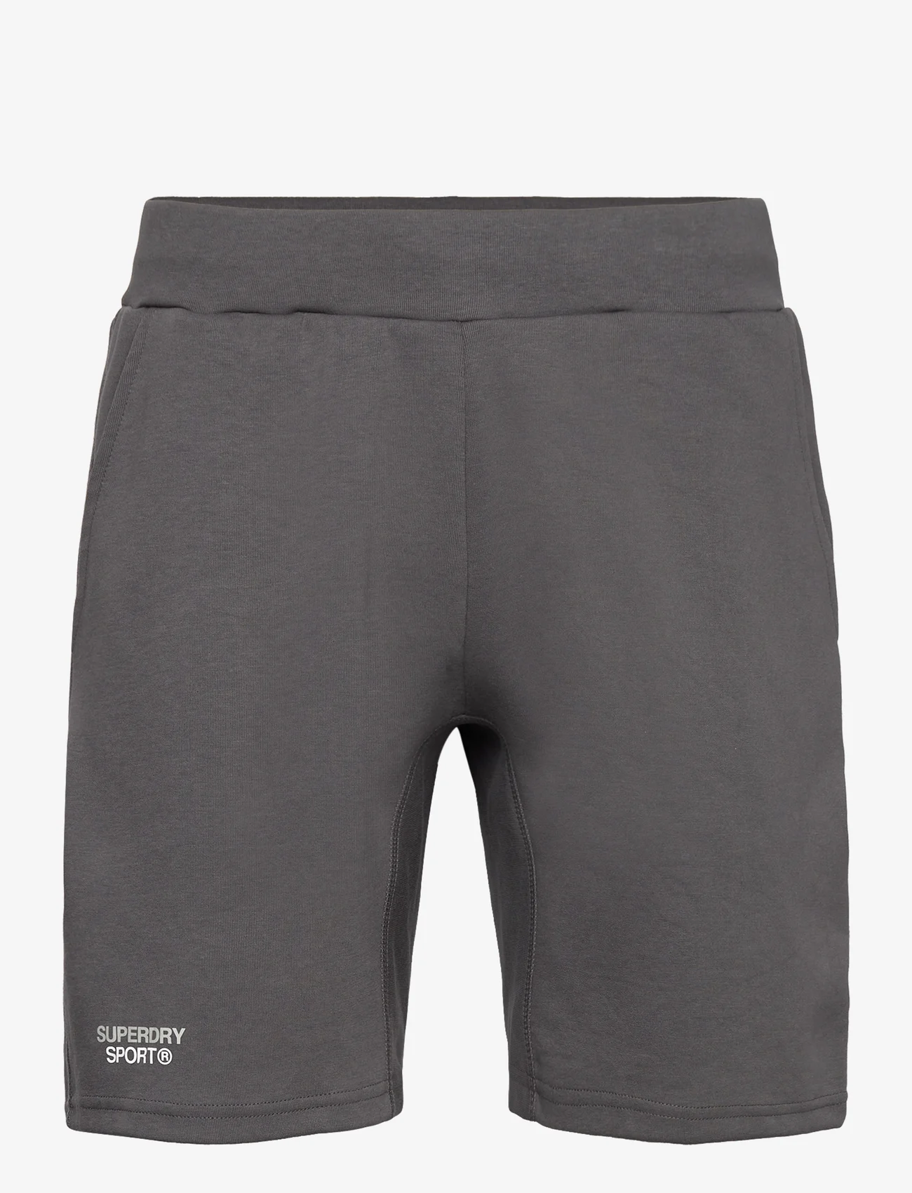 Superdry Sport - SPORT TECH LOGO TAPERED SHORT - sports shorts - dark slate grey - 0