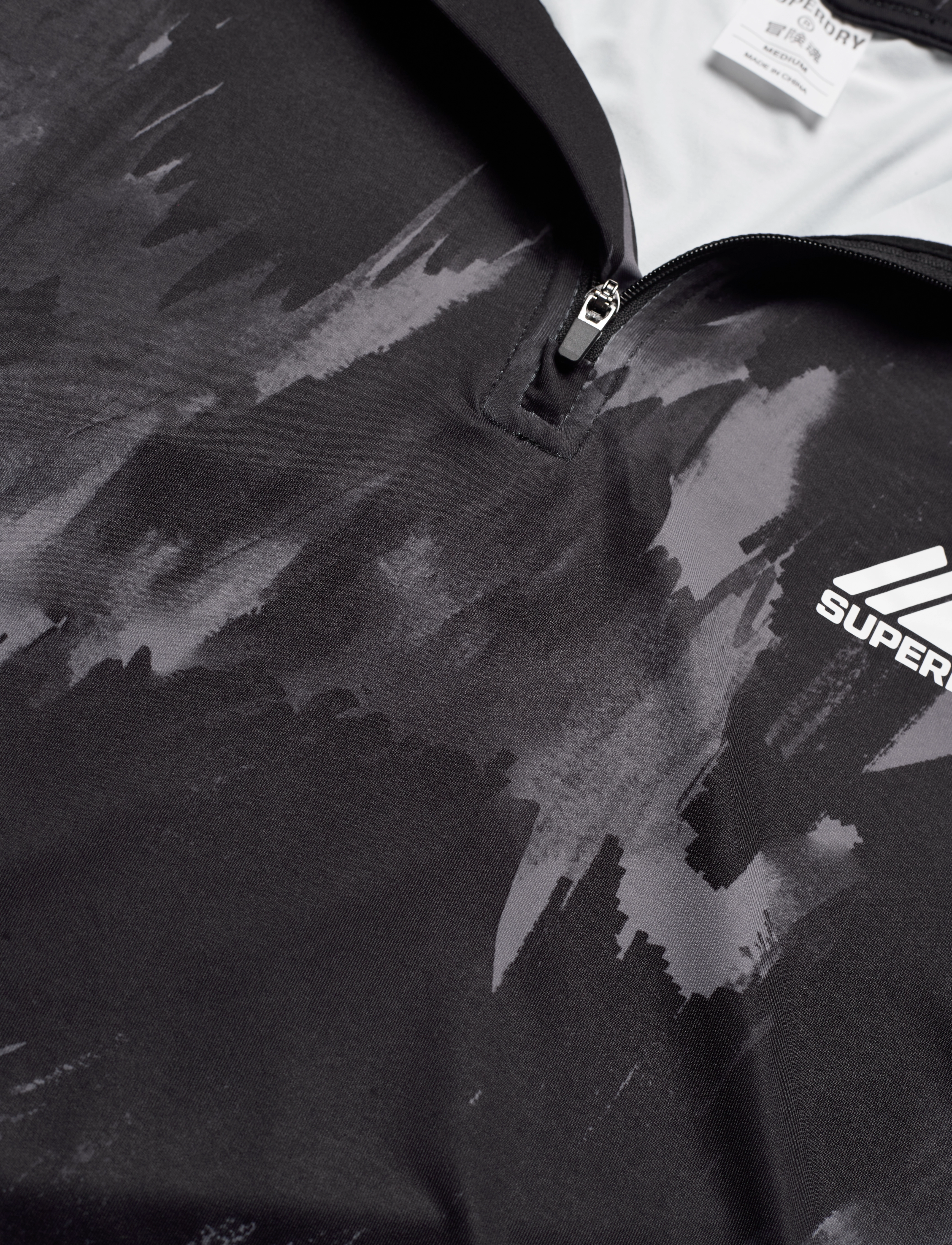 Superdry Sport - HALF ZIP BASE LAYER - brush camo dark large - 5