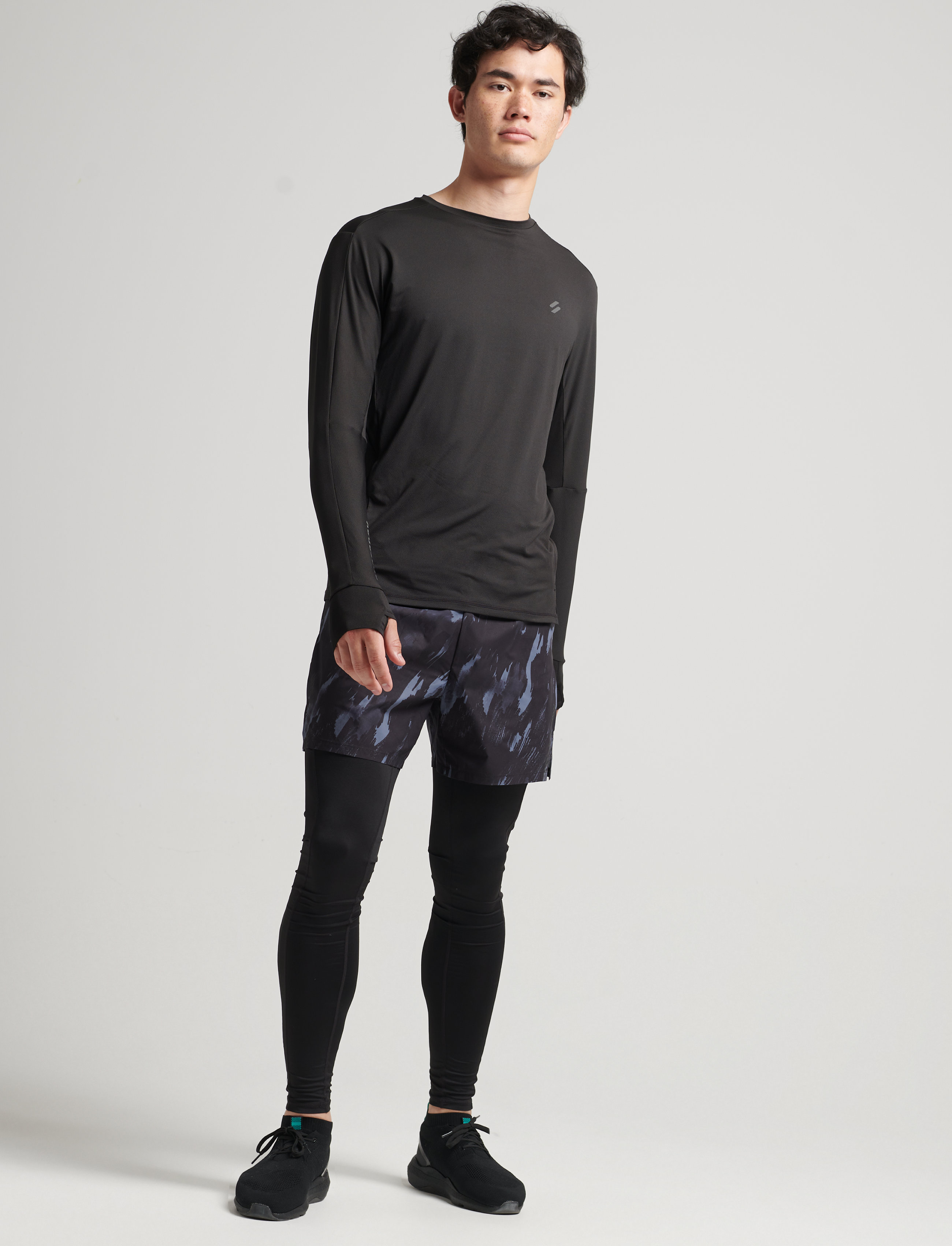 Superdry Sport - BASE LAYER LEGGINGS - black - 3