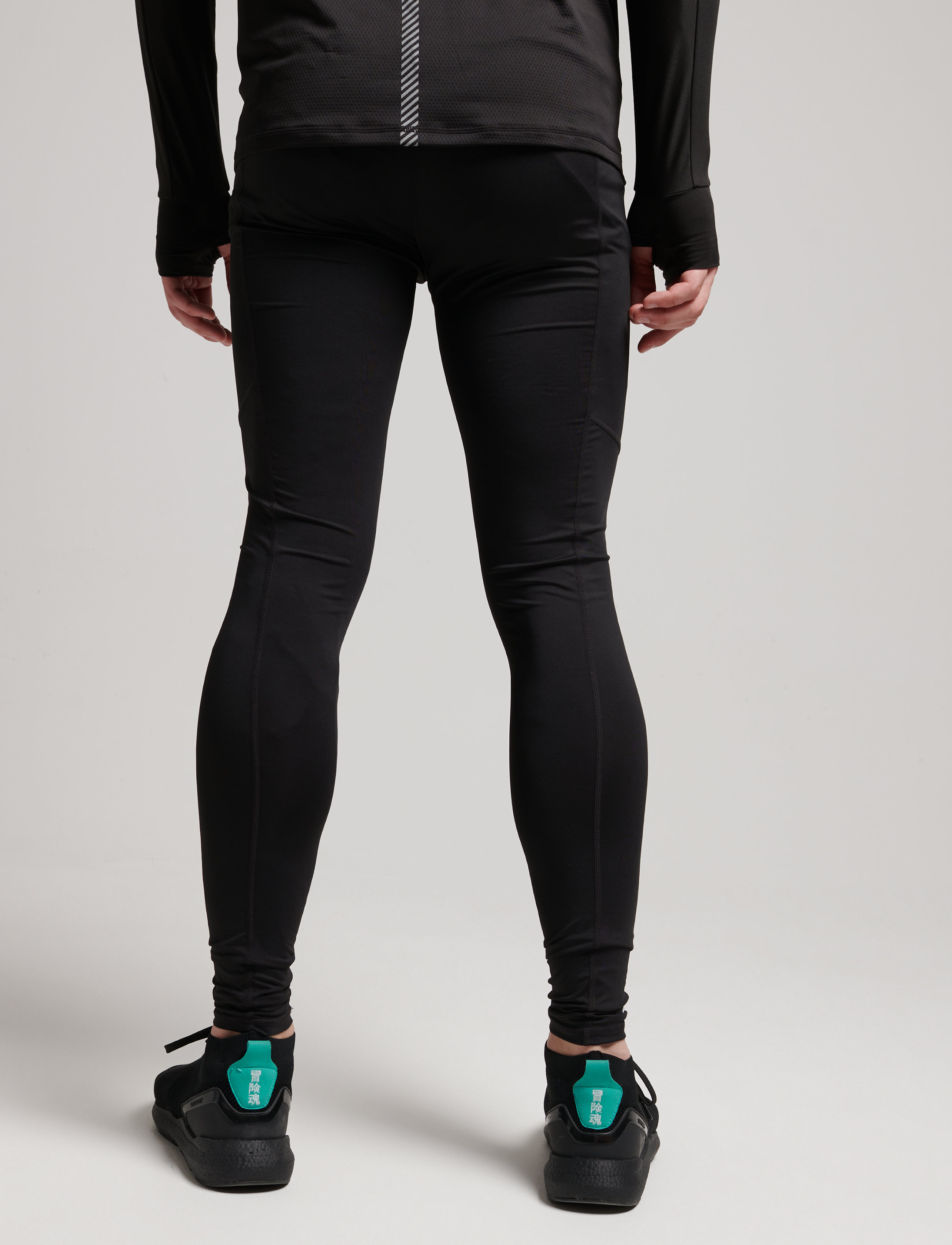Superdry Sport - BASE LAYER LEGGINGS - black - 4
