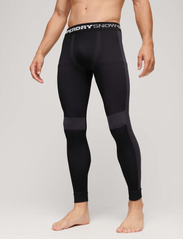 Superdry Sport - SEAMLESS BASELAYER LEGGINGS - aluskihina kantavad püksid - black - 2