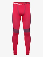 Superdry Sport - SEAMLESS BASELAYER LEGGINGS - iekšējais slānis – apakšējais apģērbs - hike red - 0