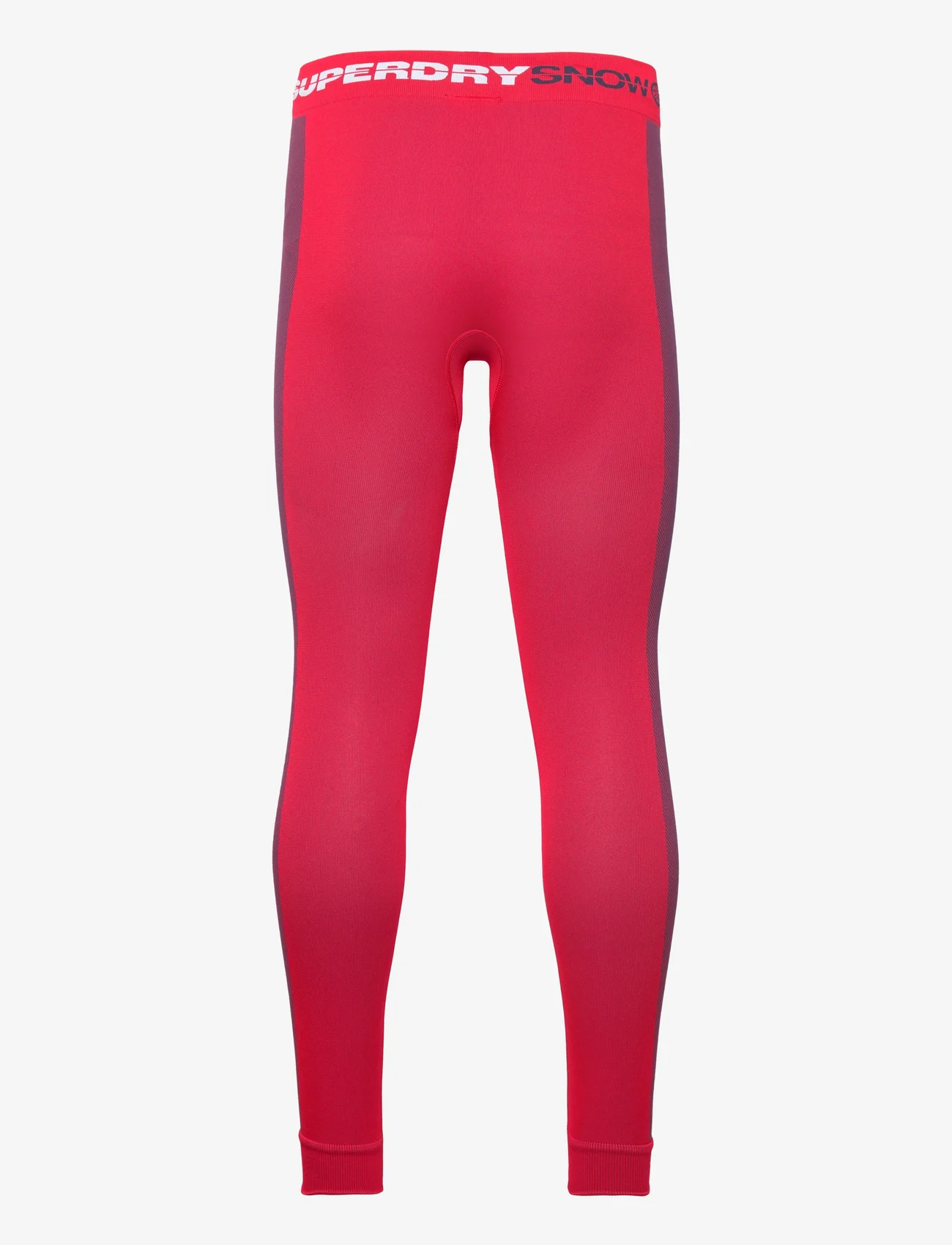 Superdry Sport - SEAMLESS BASELAYER LEGGINGS - spodnie termoaktywne - hike red - 1