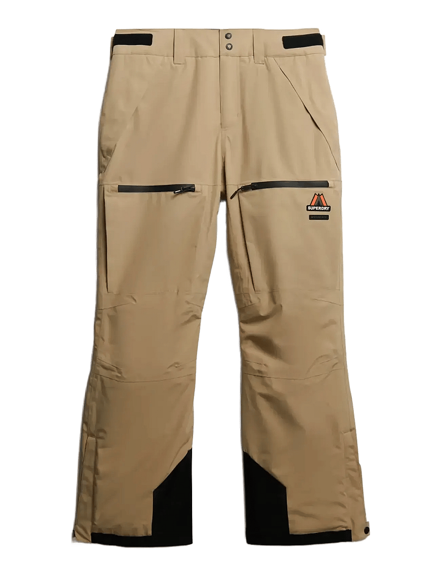 Superdry Sport - SKI SHELL PANT - vabaõhupüksid - buckwheat beige - 1