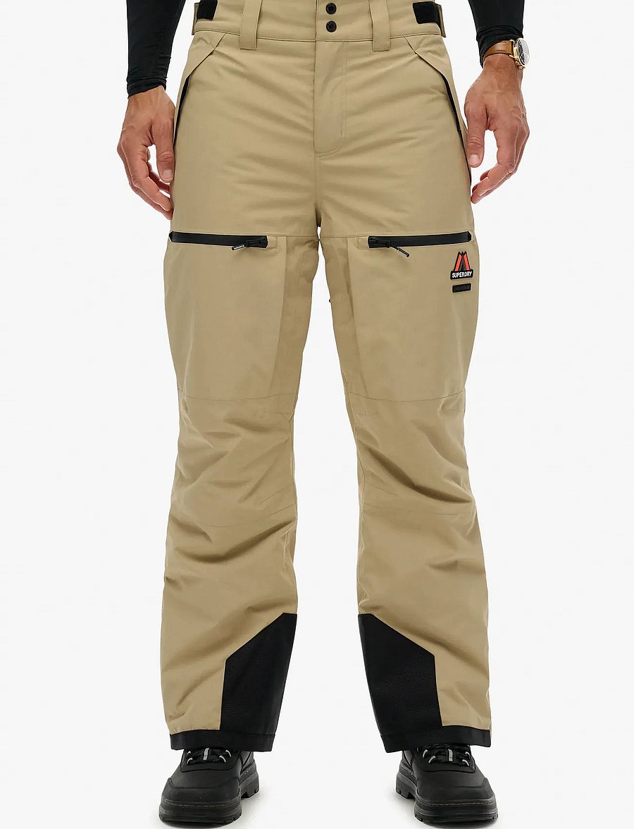 Superdry Sport - SKI SHELL PANT - vabaõhupüksid - buckwheat beige - 2