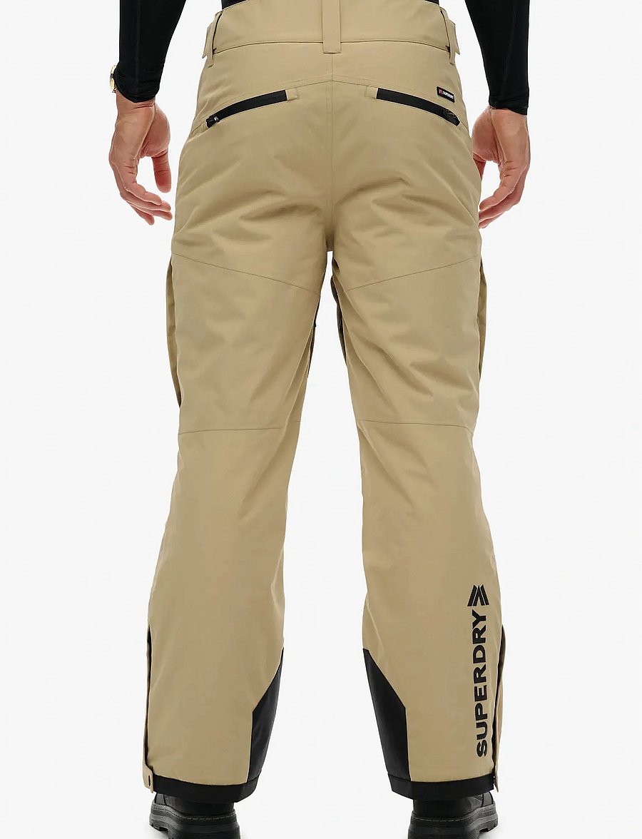 Superdry Sport - SKI SHELL PANT - vabaõhupüksid - buckwheat beige - 3