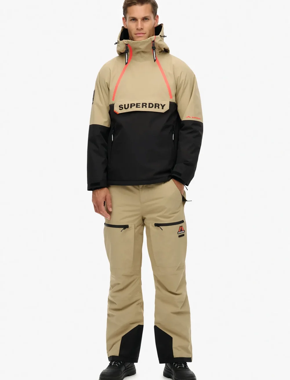 Superdry Sport - SKI SHELL PANT - skihosen - buckwheat beige - 5