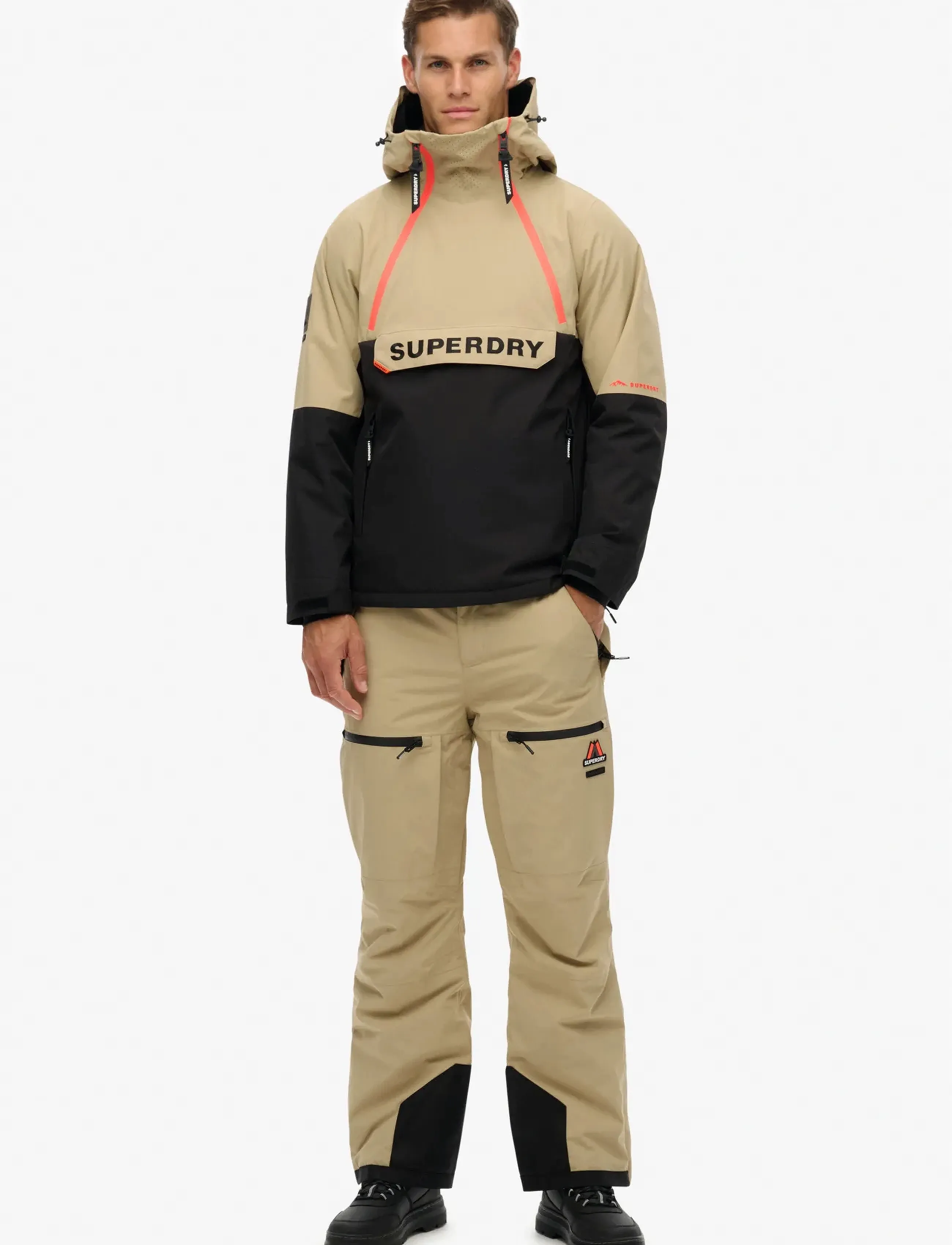 Superdry Sport - SKI SHELL PANT - slēpošanas bikses - buckwheat beige - 5
