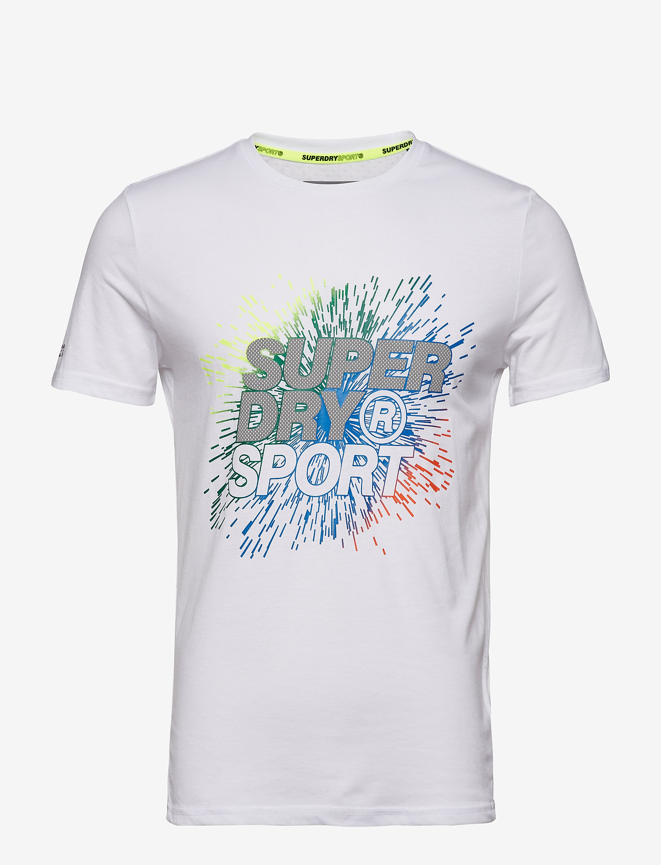 Superdry Sport - ACTIVE EXPLOSIVE TEE - white - 0