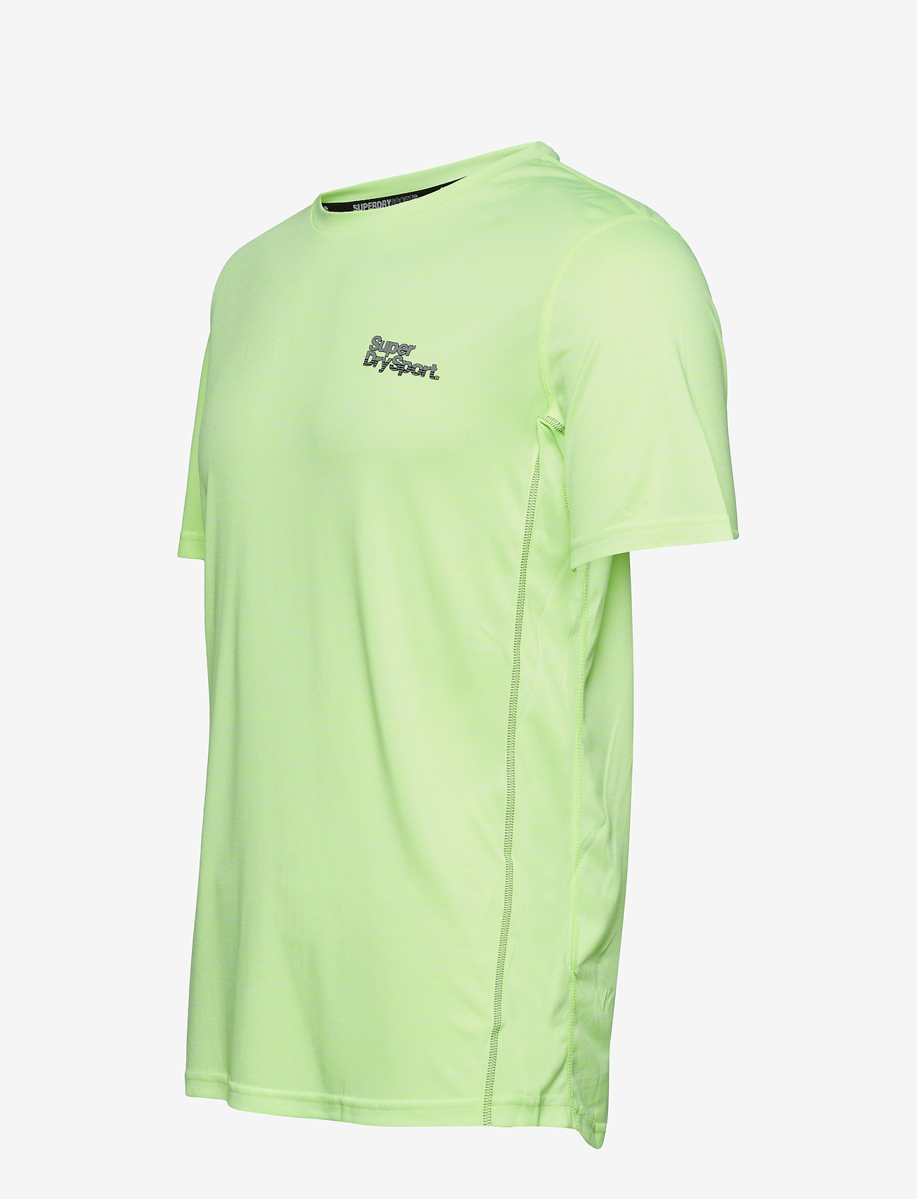 Superdry Sport - ACTIVE TRAINING S/S TEE - fluro yellow space dye - 3